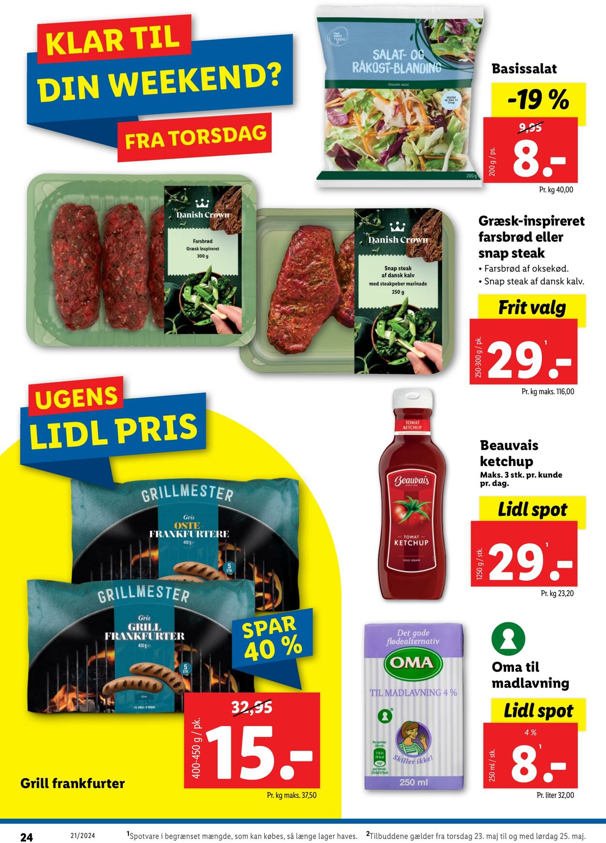 Tilbud Lidl 18.05.2024 - 25.05.2024