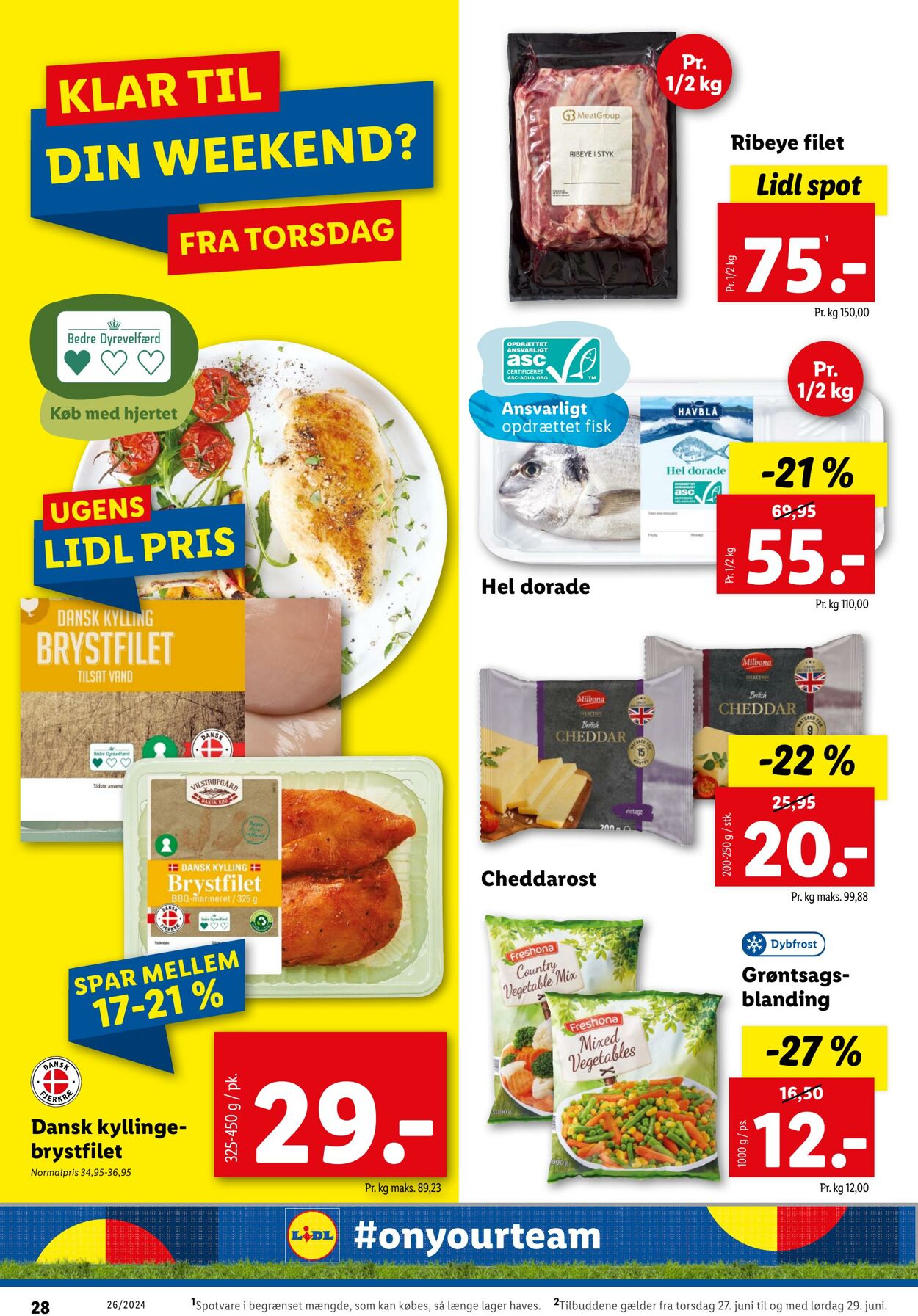 Tilbud Lidl 22.06.2024 - 29.06.2024