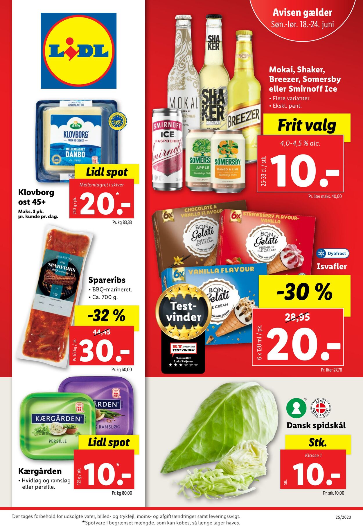 Tilbud Lidl 17.06.2023 - 24.06.2023