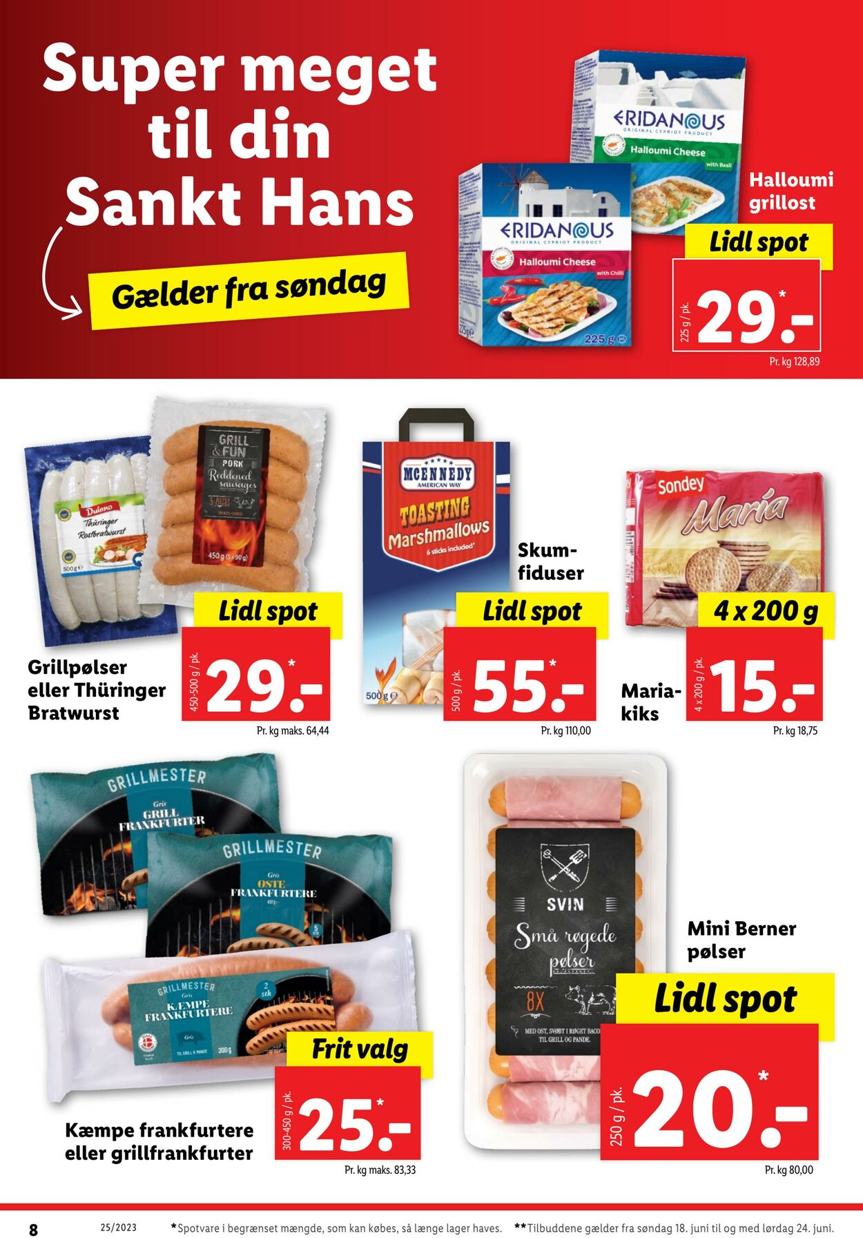 Tilbud Lidl 17.06.2023 - 24.06.2023