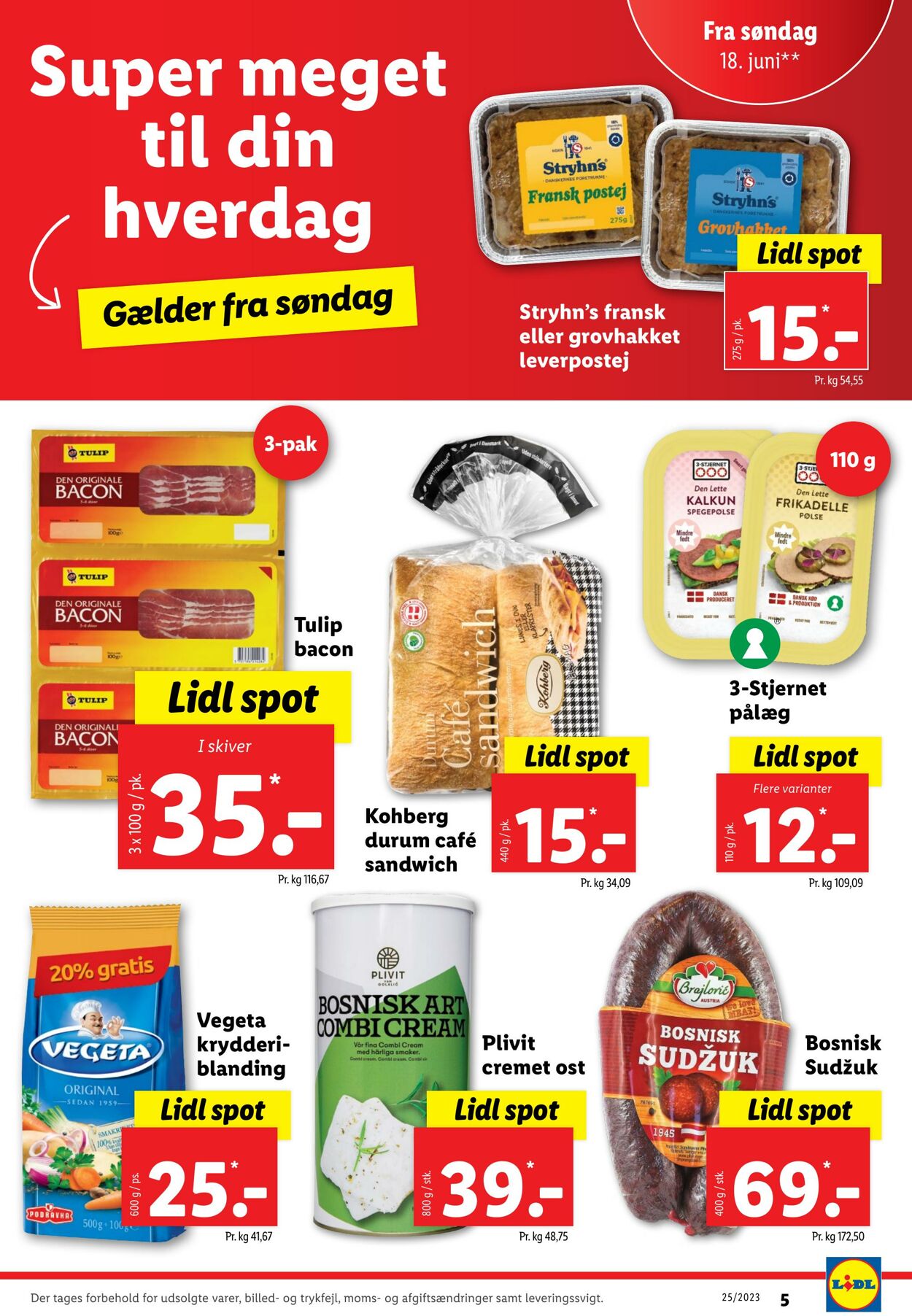 Tilbud Lidl 17.06.2023 - 24.06.2023