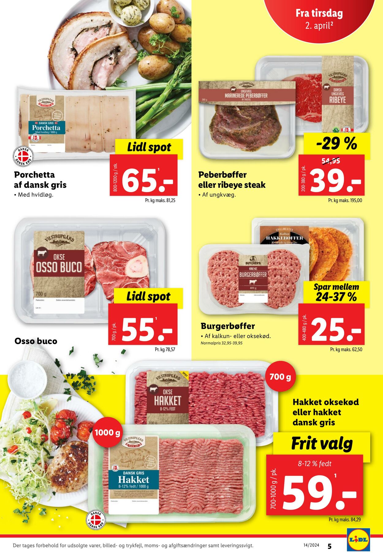 Tilbud Lidl 02.04.2024 - 06.04.2024