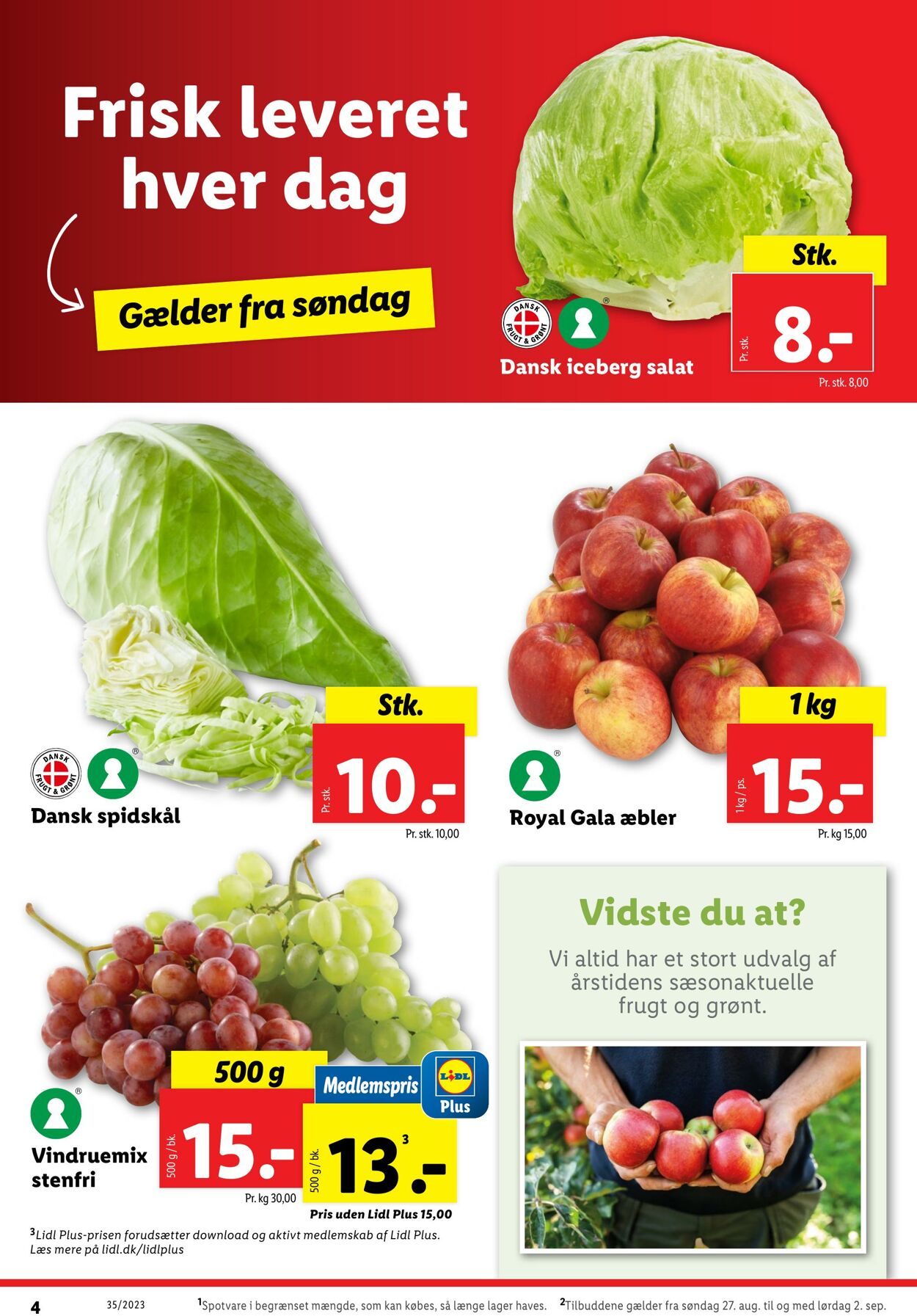 Tilbud Lidl 26.08.2023 - 02.09.2023