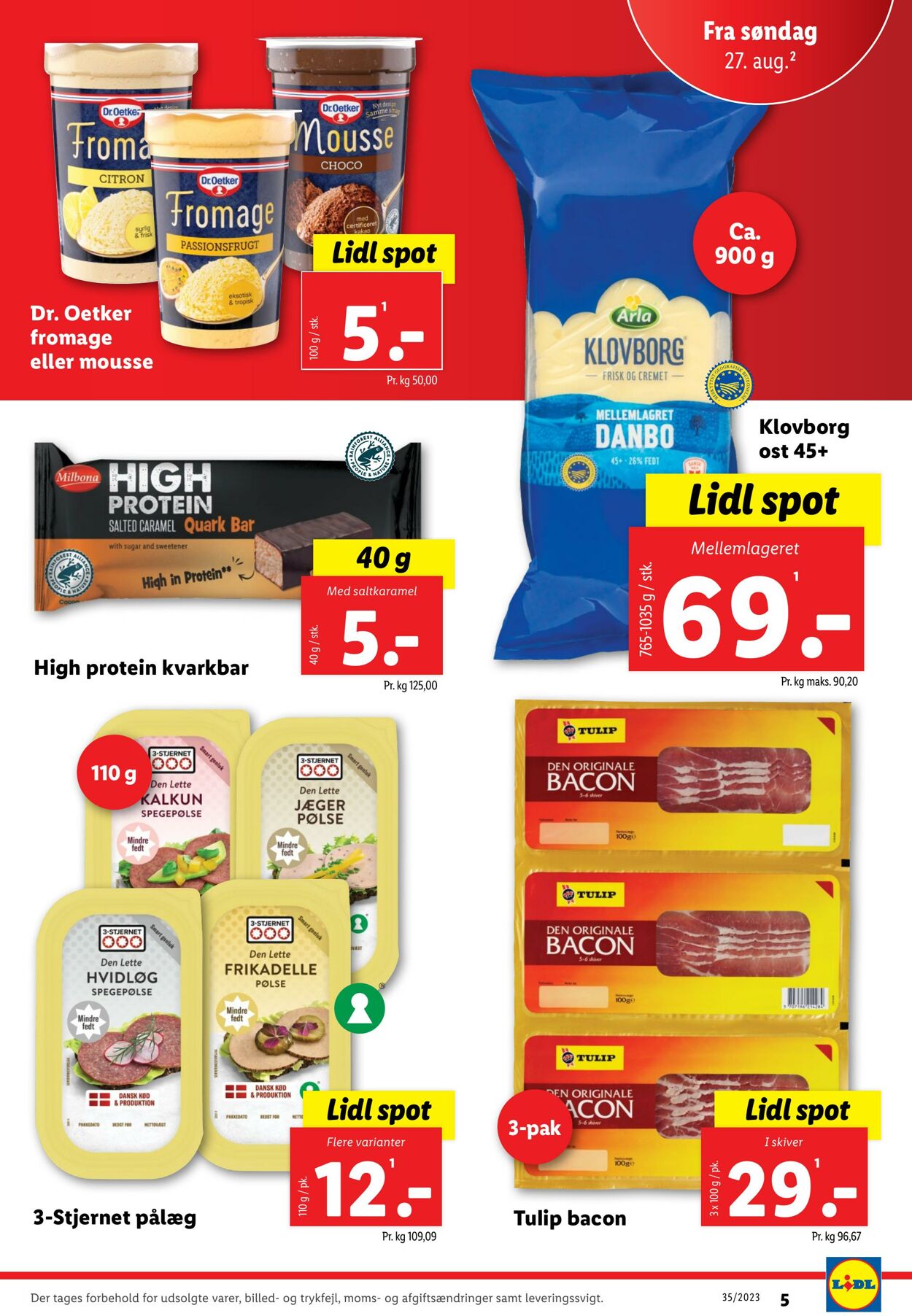 Tilbud Lidl 26.08.2023 - 02.09.2023