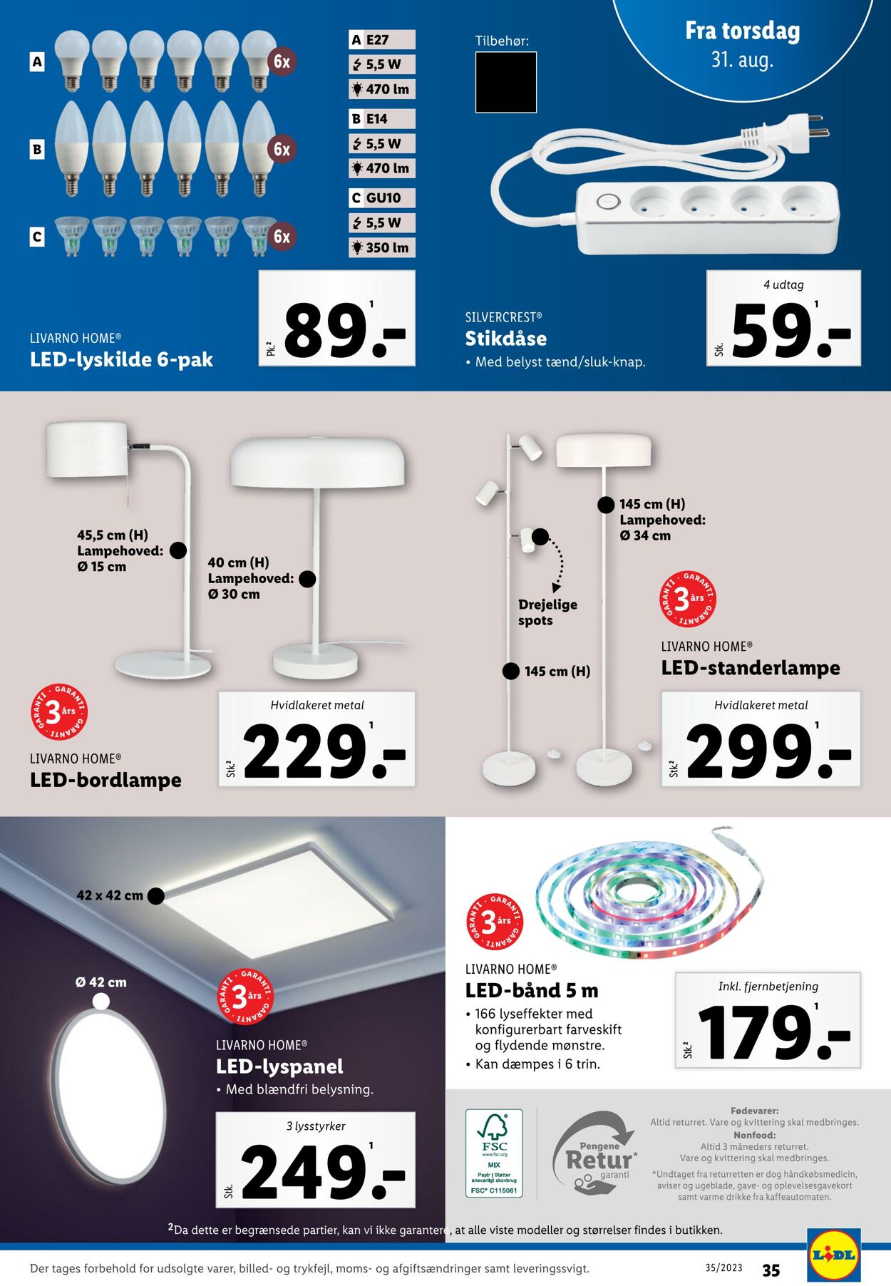 Tilbud Lidl 26.08.2023 - 02.09.2023