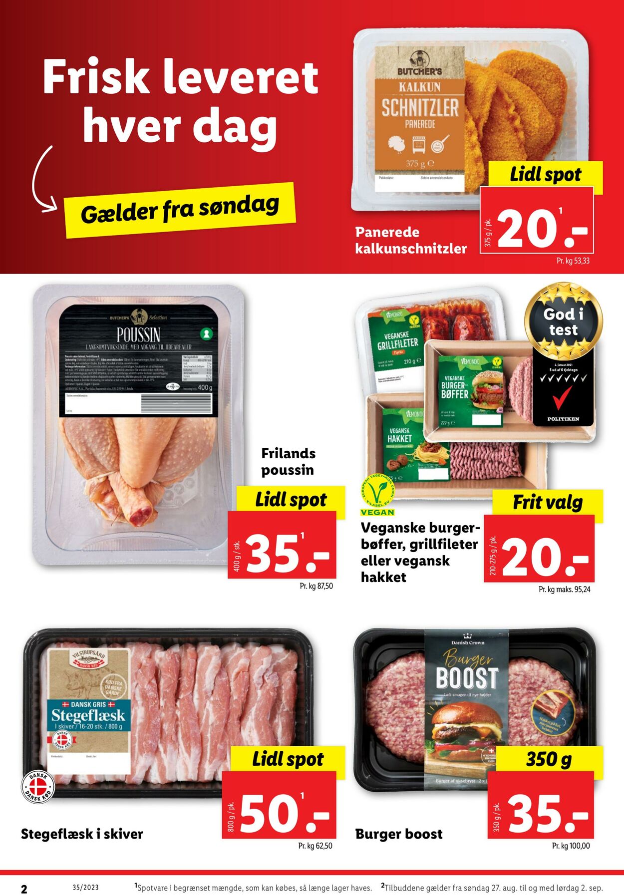 Tilbud Lidl 26.08.2023 - 02.09.2023