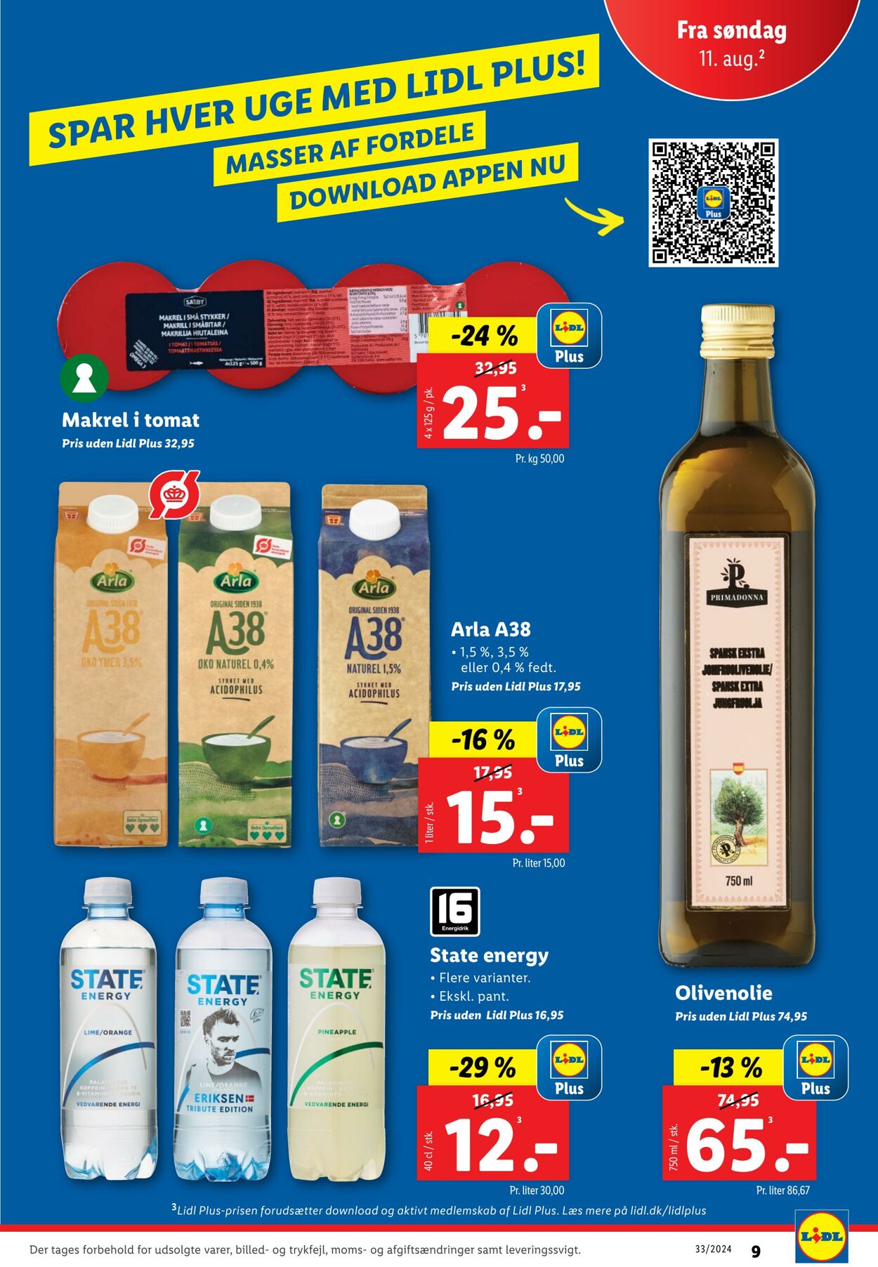 Tilbud Lidl 10.08.2024 - 17.08.2024