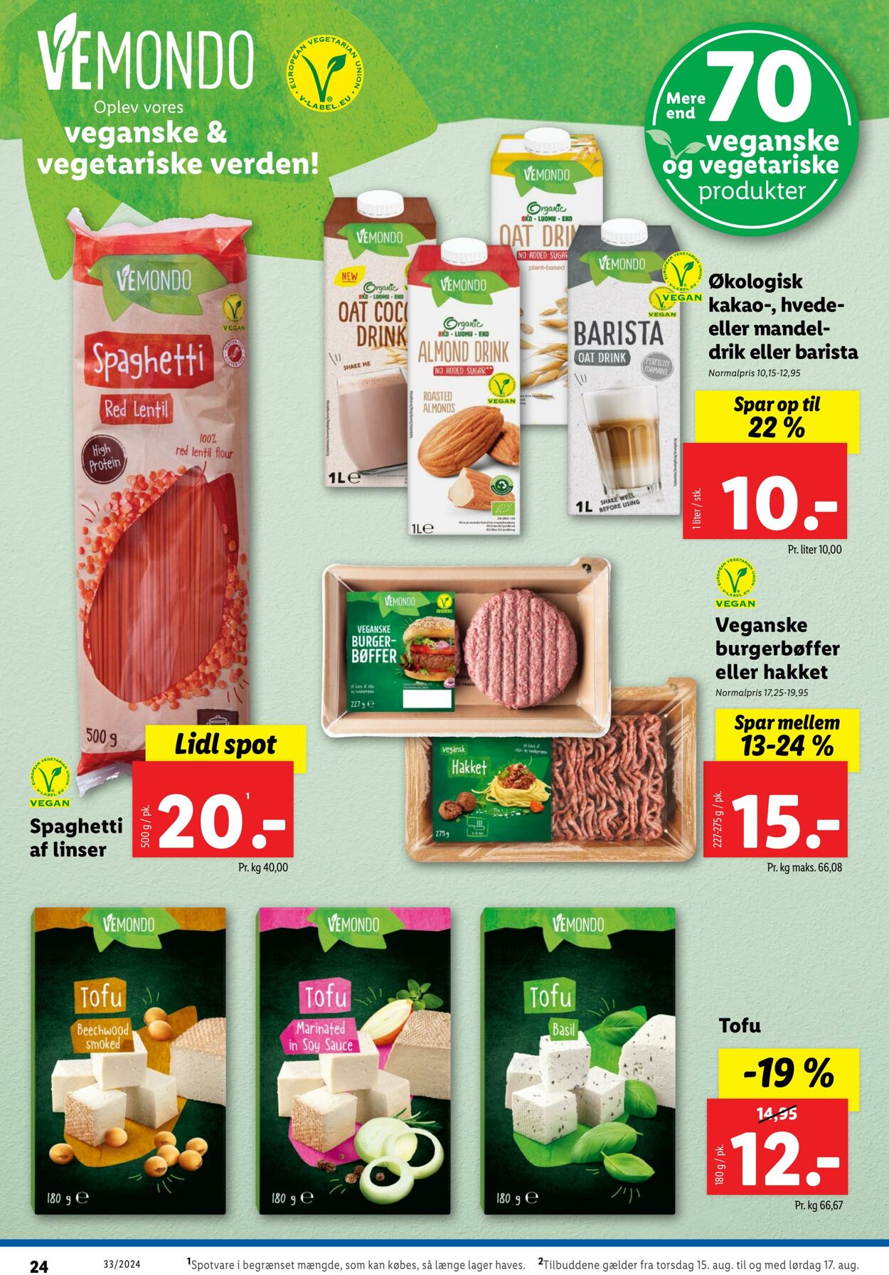 Tilbud Lidl 10.08.2024 - 17.08.2024