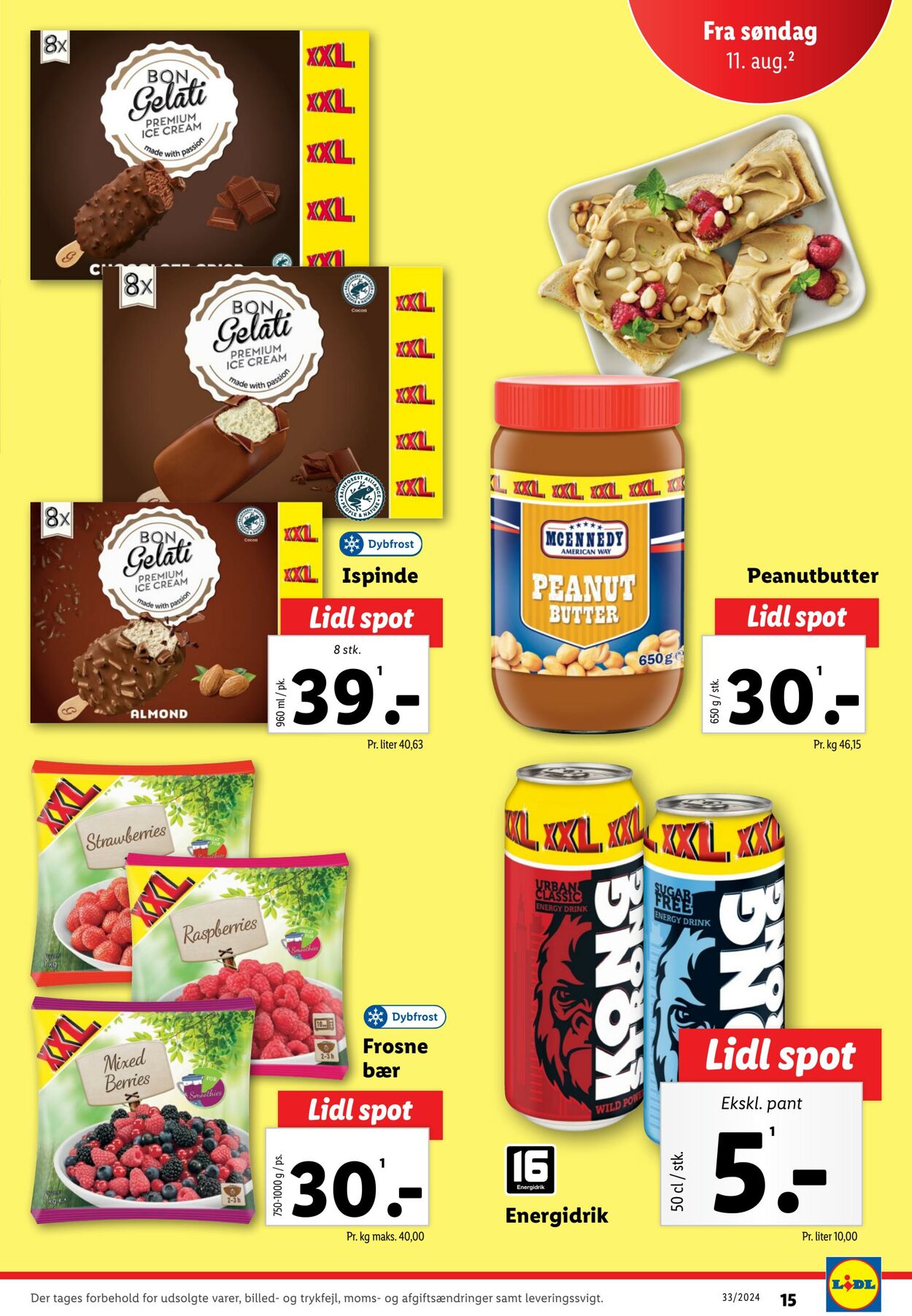 Tilbud Lidl 10.08.2024 - 17.08.2024