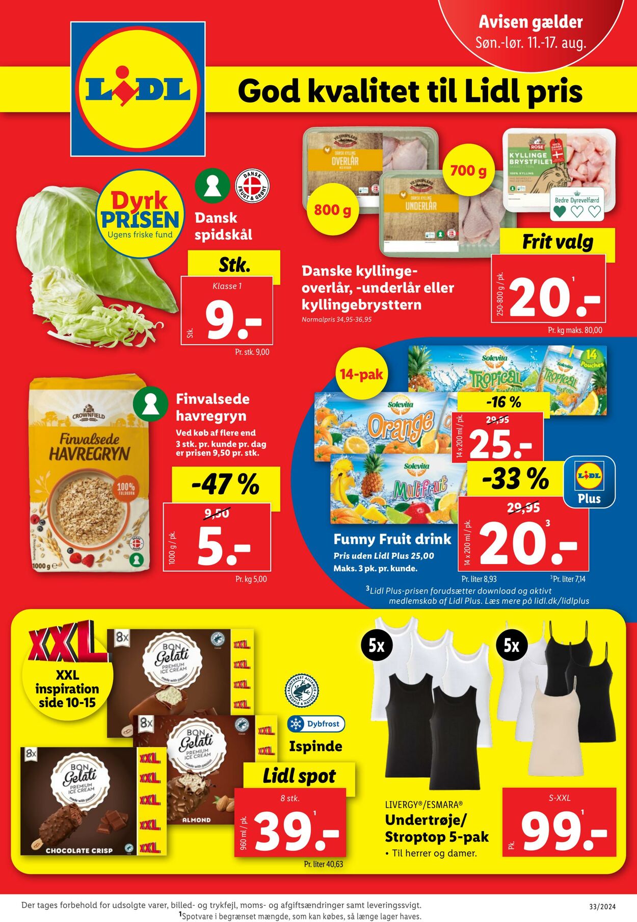 Tilbud Lidl 10.08.2024 - 17.08.2024