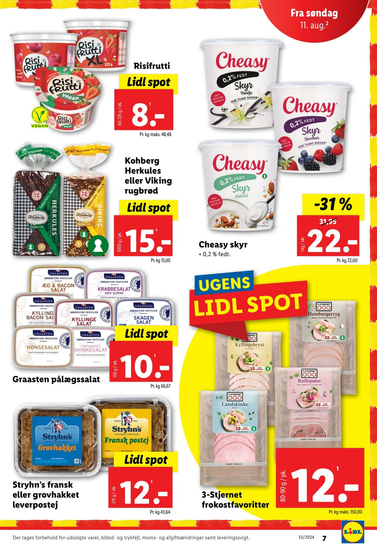 Tilbud Lidl 10.08.2024 - 17.08.2024