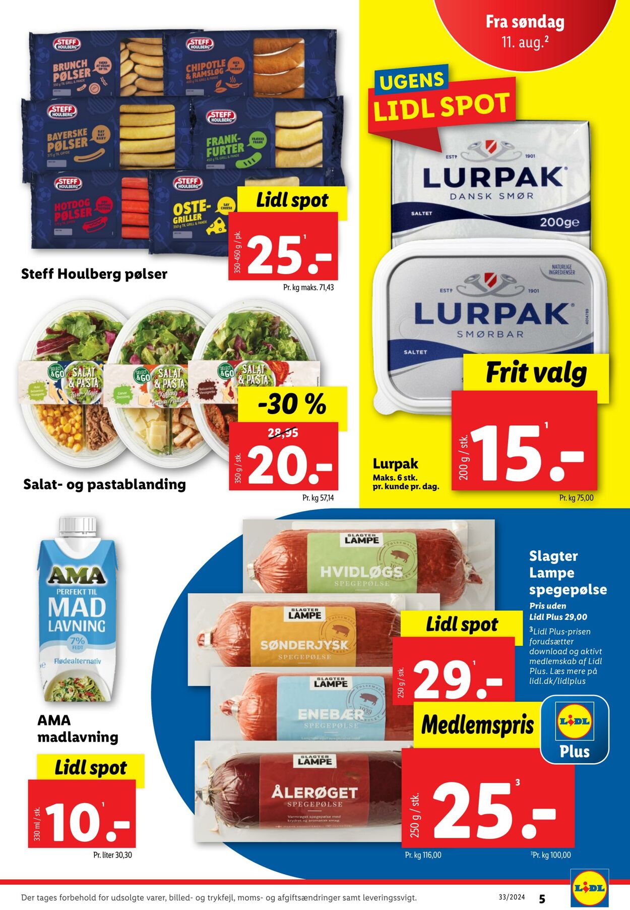 Tilbud Lidl 10.08.2024 - 17.08.2024