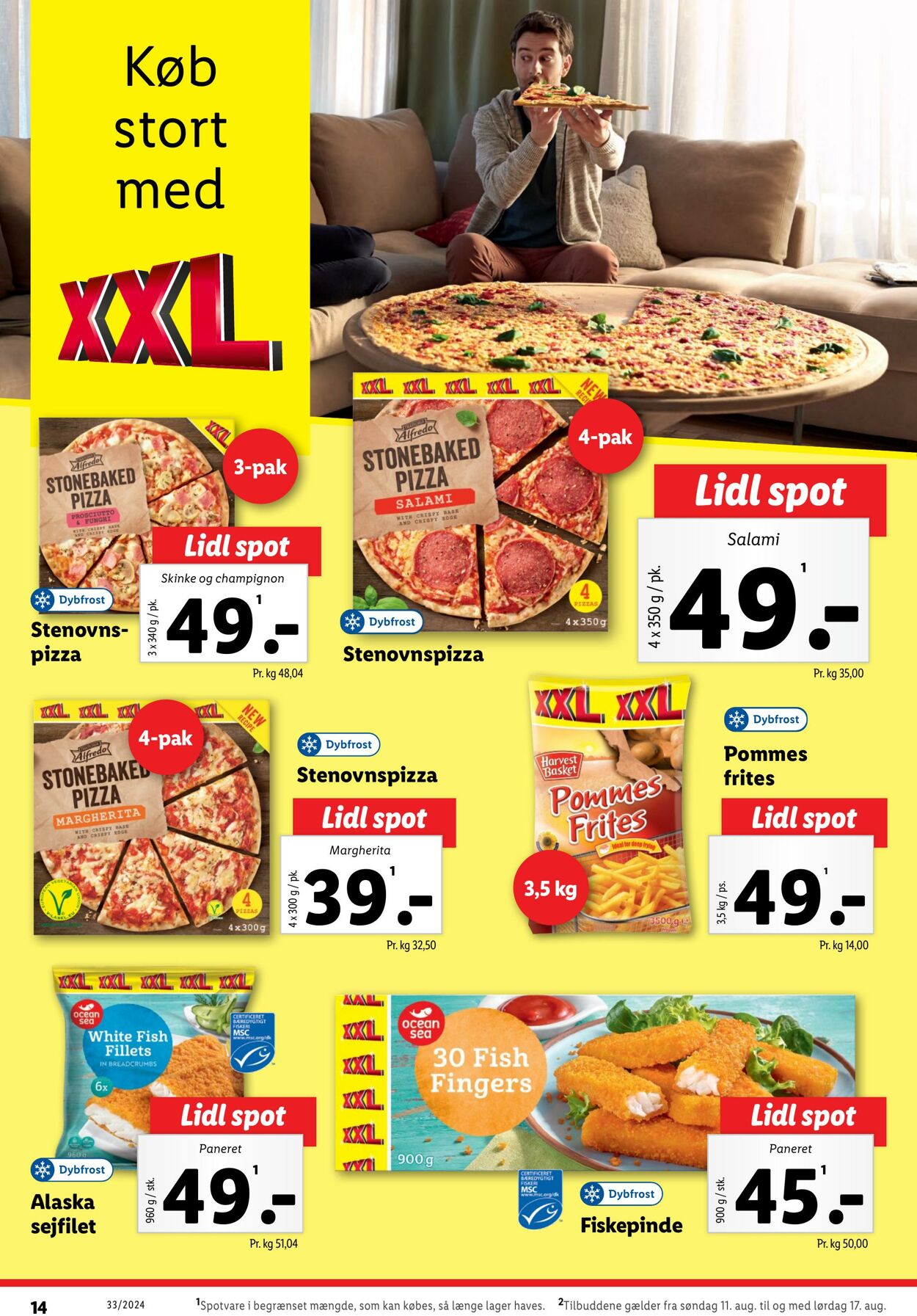 Tilbud Lidl 10.08.2024 - 17.08.2024