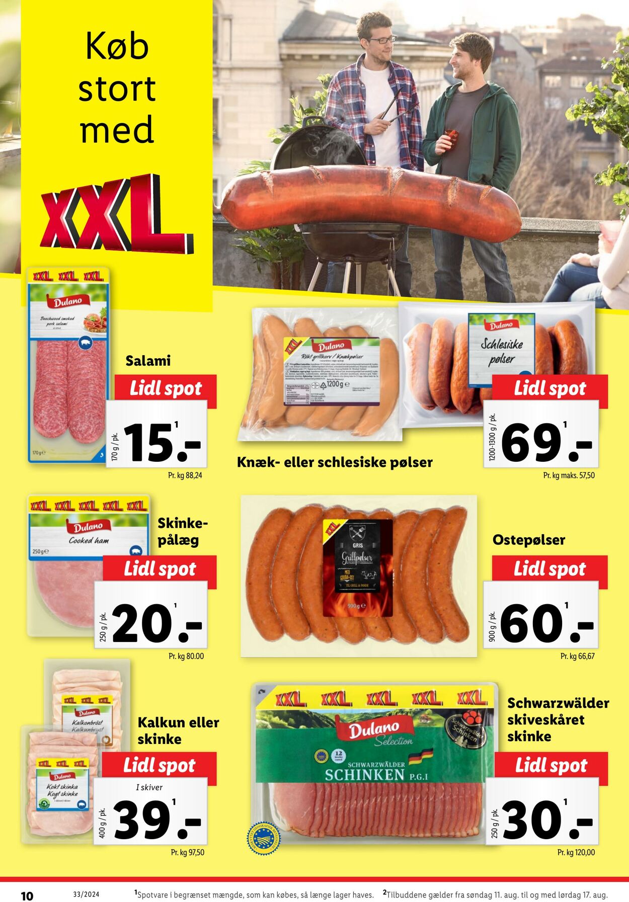 Tilbud Lidl 10.08.2024 - 17.08.2024