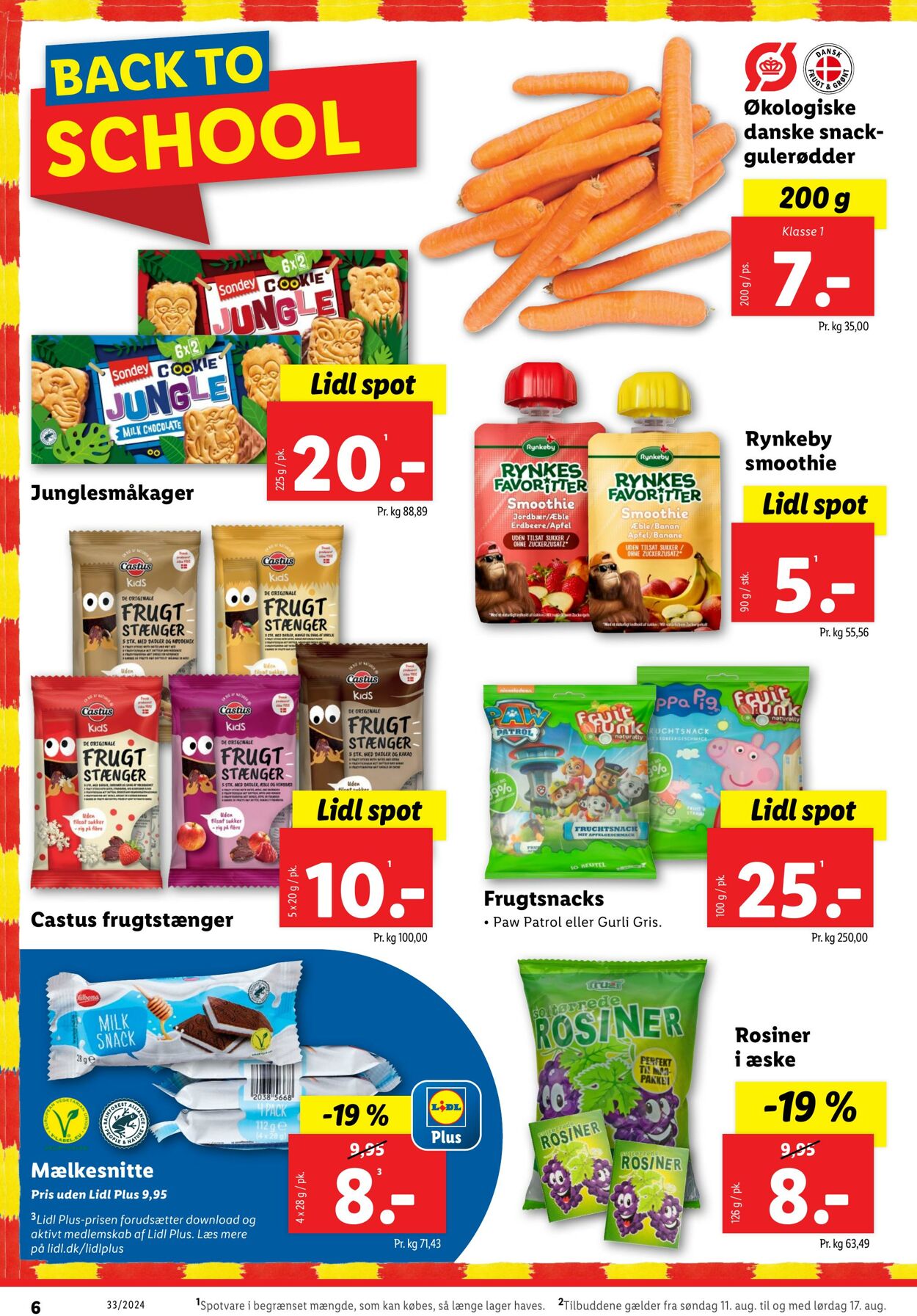 Tilbud Lidl 10.08.2024 - 17.08.2024