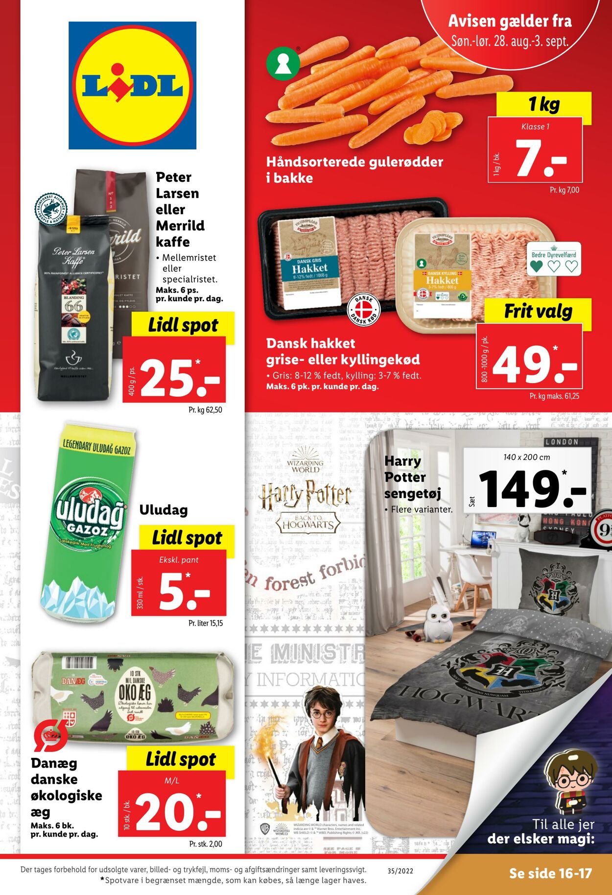 Tilbud Lidl 28.08.2022 - 03.09.2022