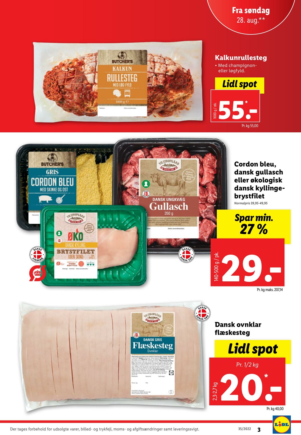 Tilbud Lidl 28.08.2022 - 03.09.2022