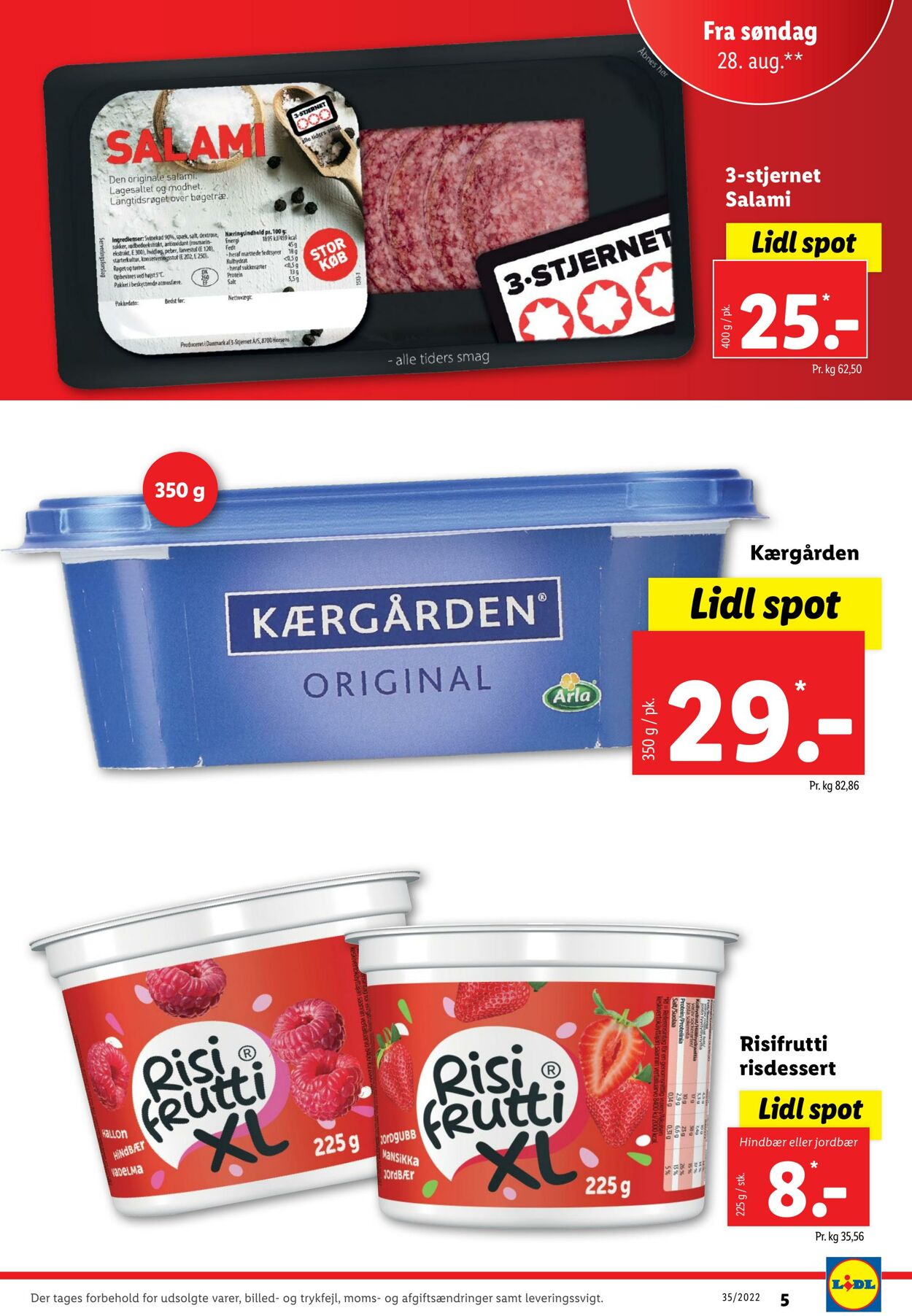 Tilbud Lidl 28.08.2022 - 03.09.2022