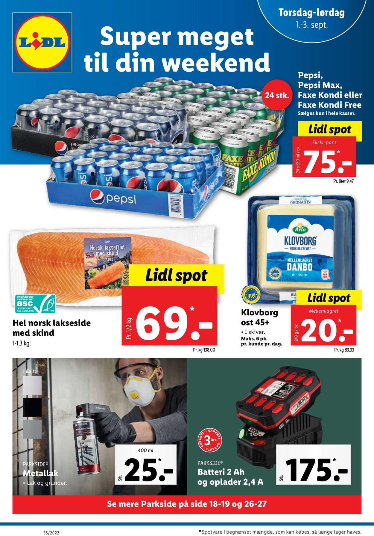 Tilbud Lidl 28.08.2022 - 03.09.2022