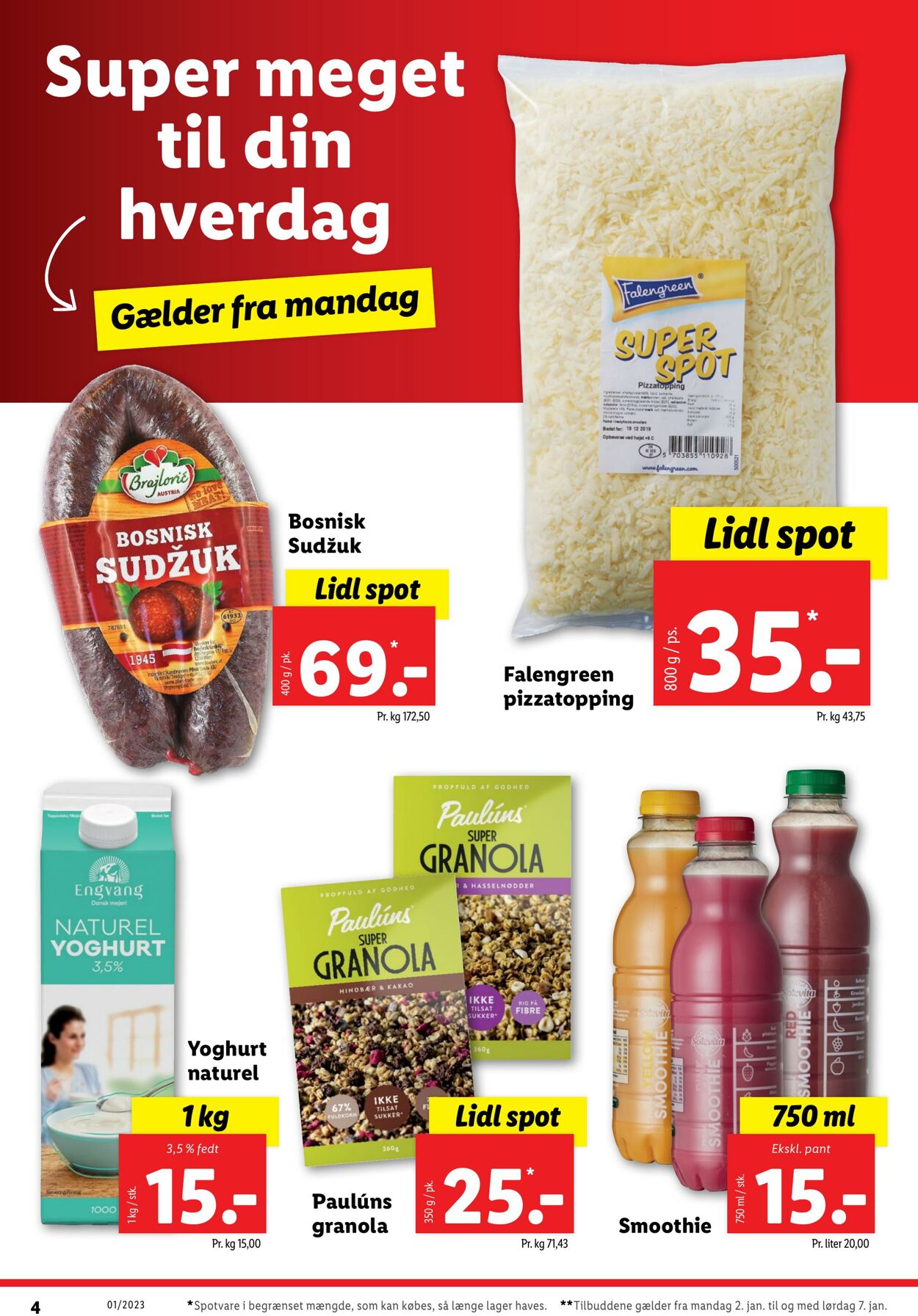 Tilbud Lidl 31.12.2022 - 07.01.2023