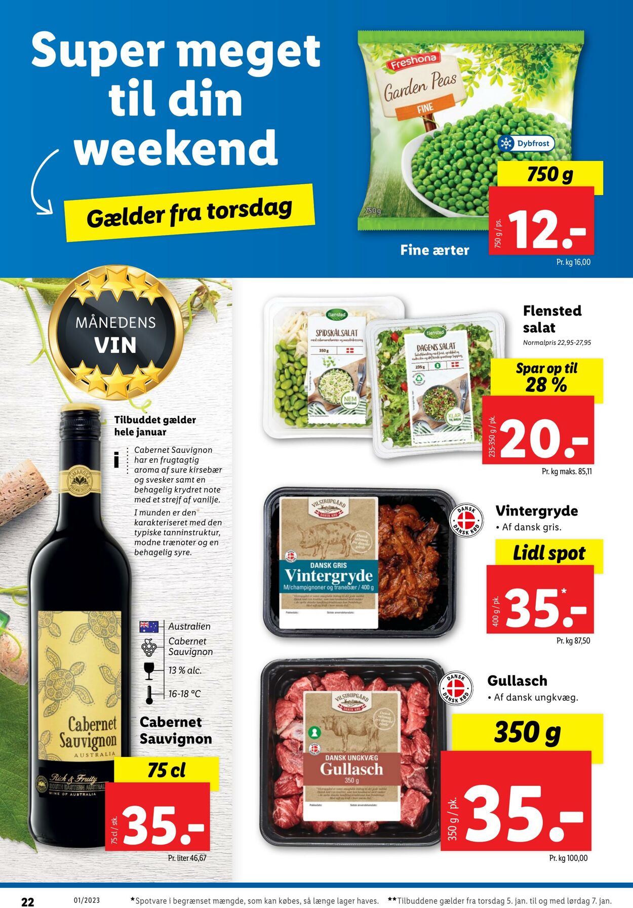 Tilbud Lidl 31.12.2022 - 07.01.2023