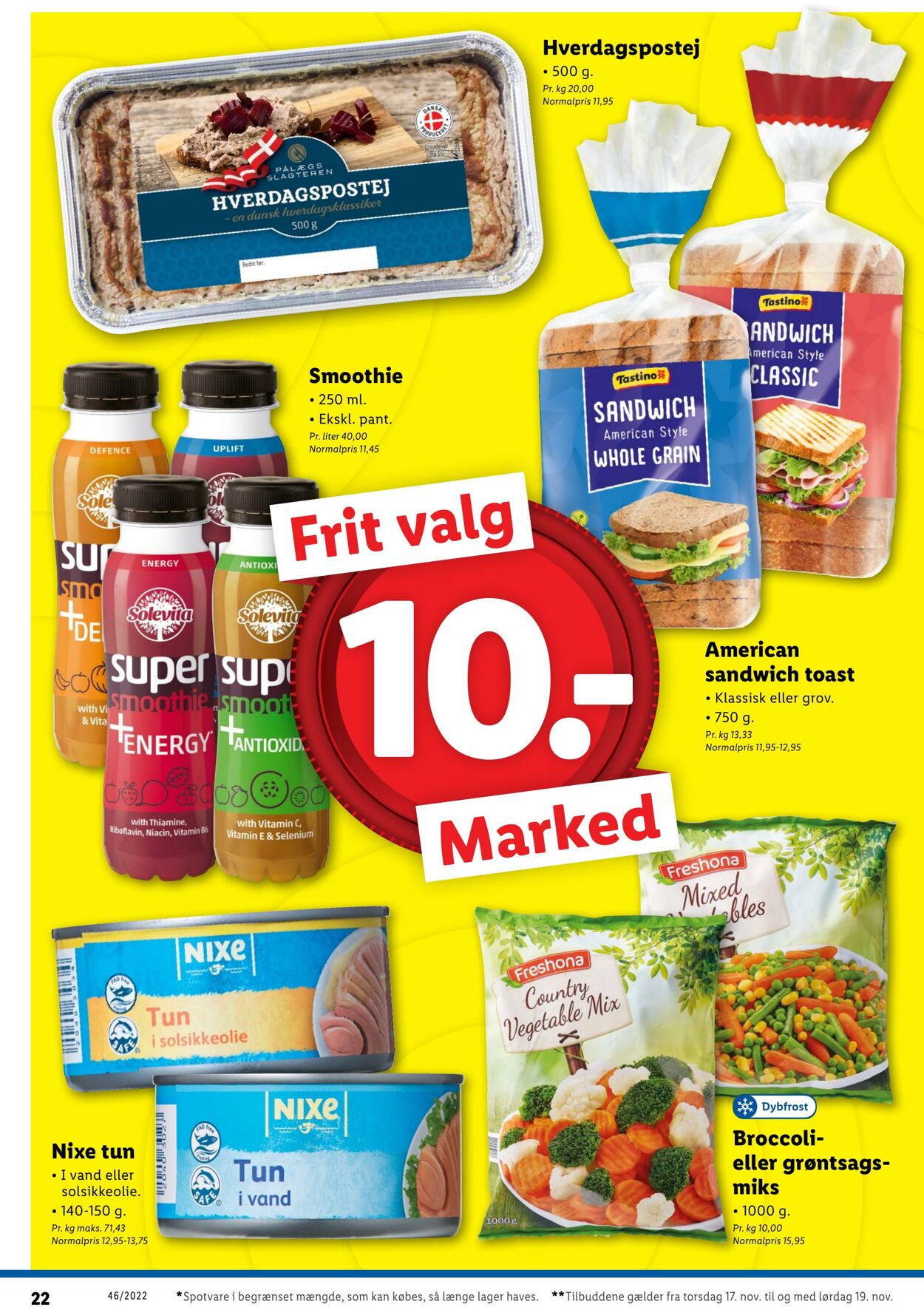 Tilbud Lidl 12.11.2022 - 19.11.2022