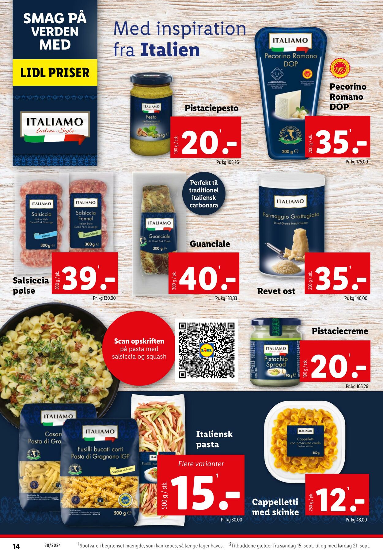 Tilbud Lidl 14.09.2024 - 21.09.2024