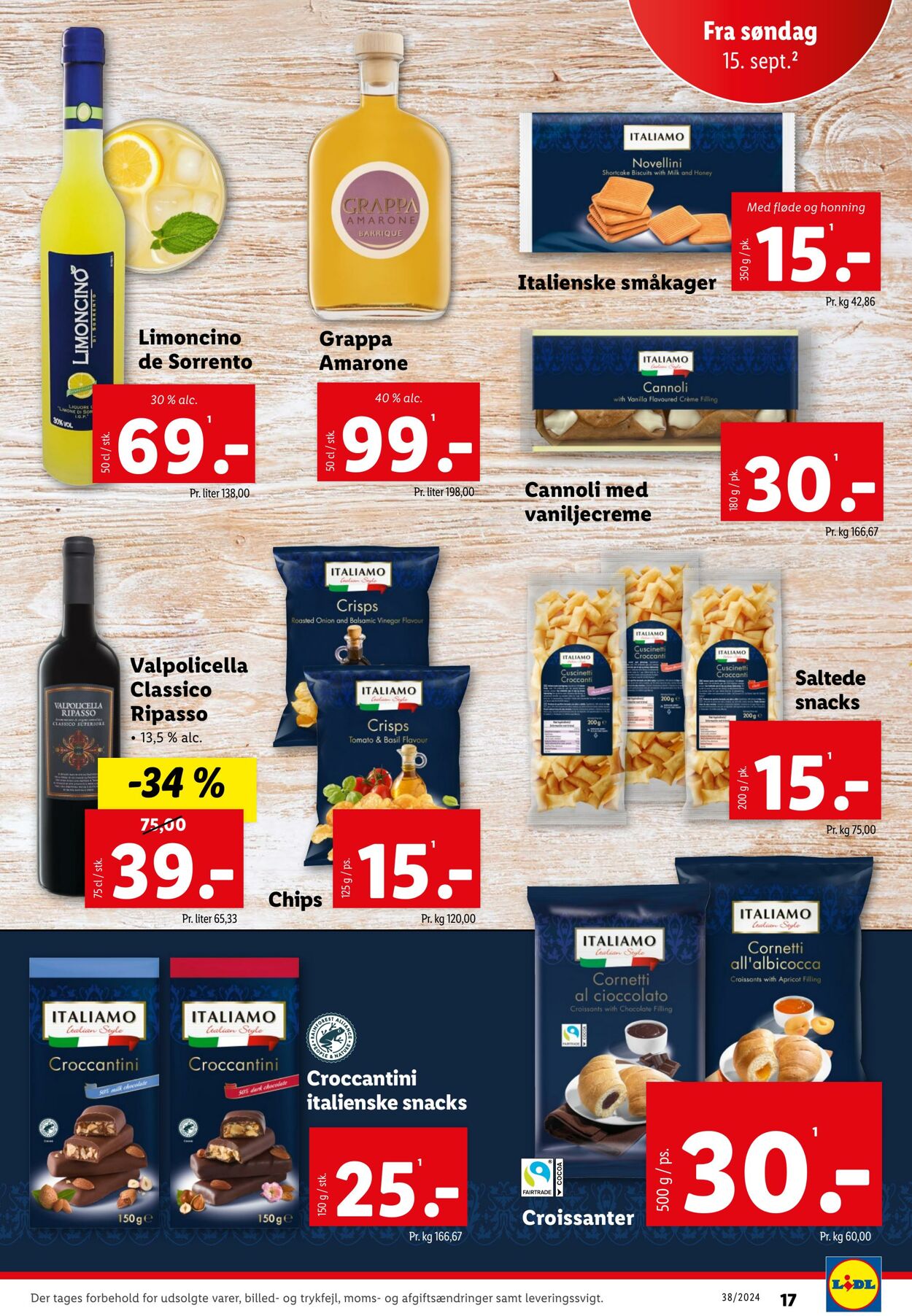 Tilbud Lidl 14.09.2024 - 21.09.2024