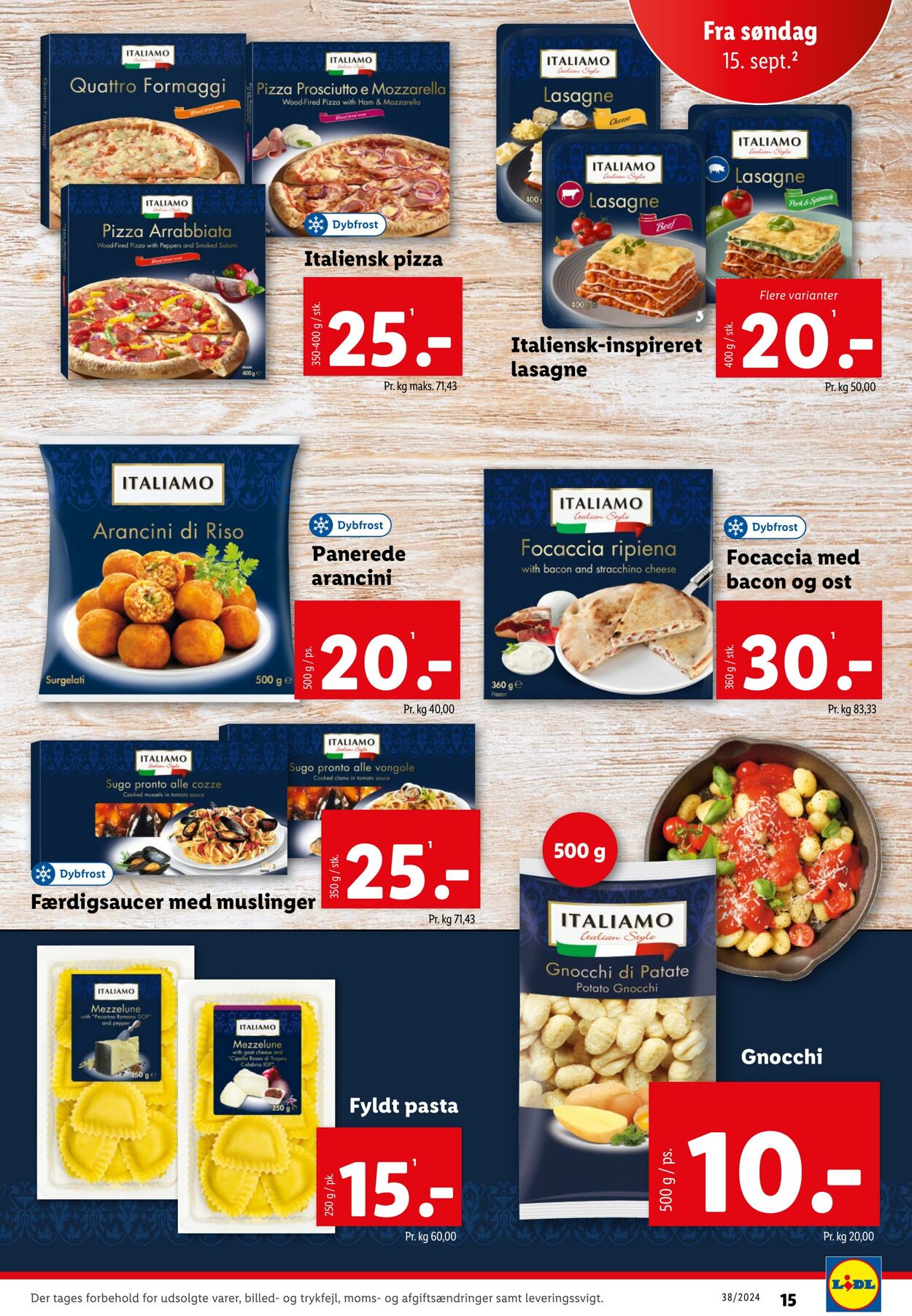 Tilbud Lidl 14.09.2024 - 21.09.2024