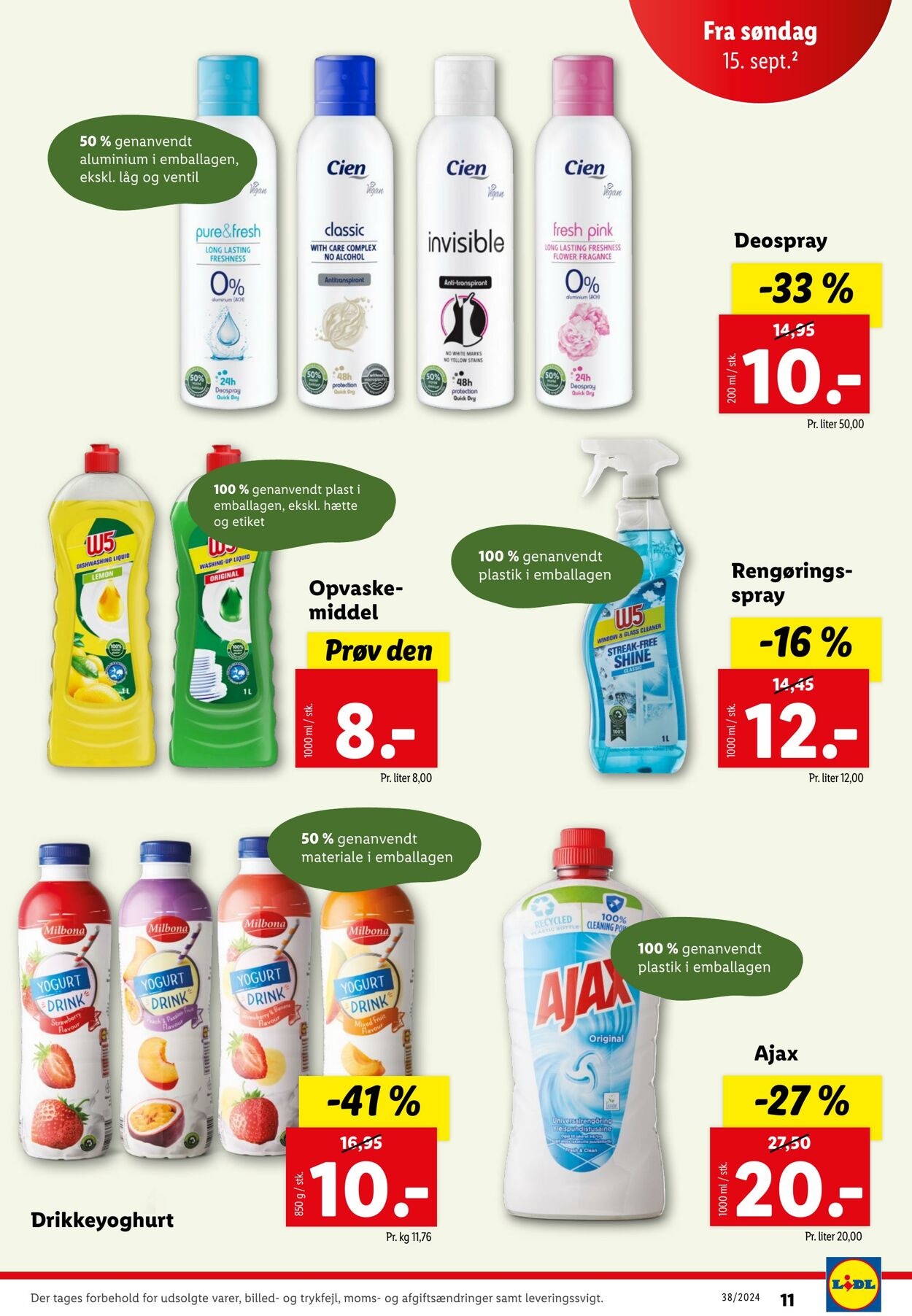 Tilbud Lidl 14.09.2024 - 21.09.2024