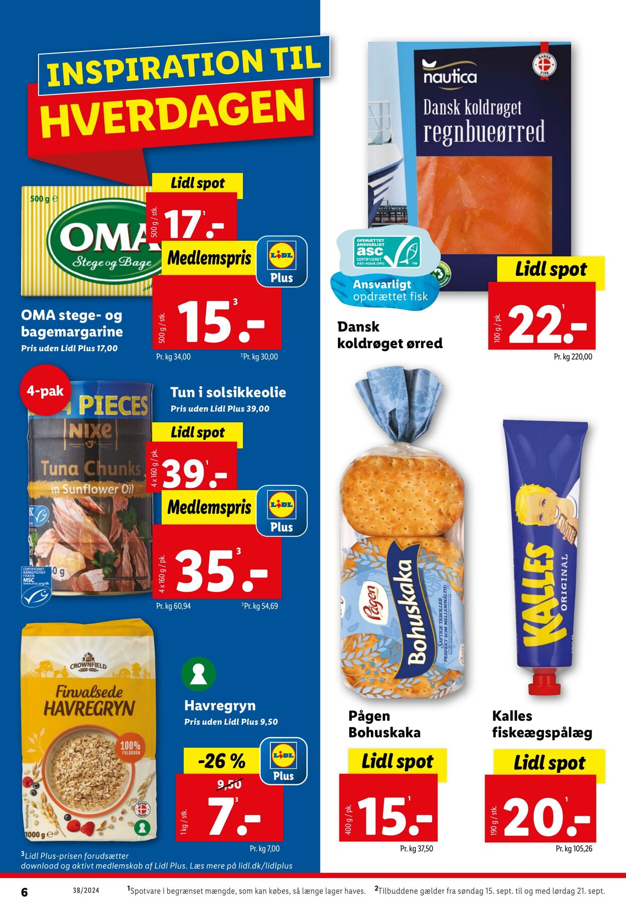 Tilbud Lidl 14.09.2024 - 21.09.2024