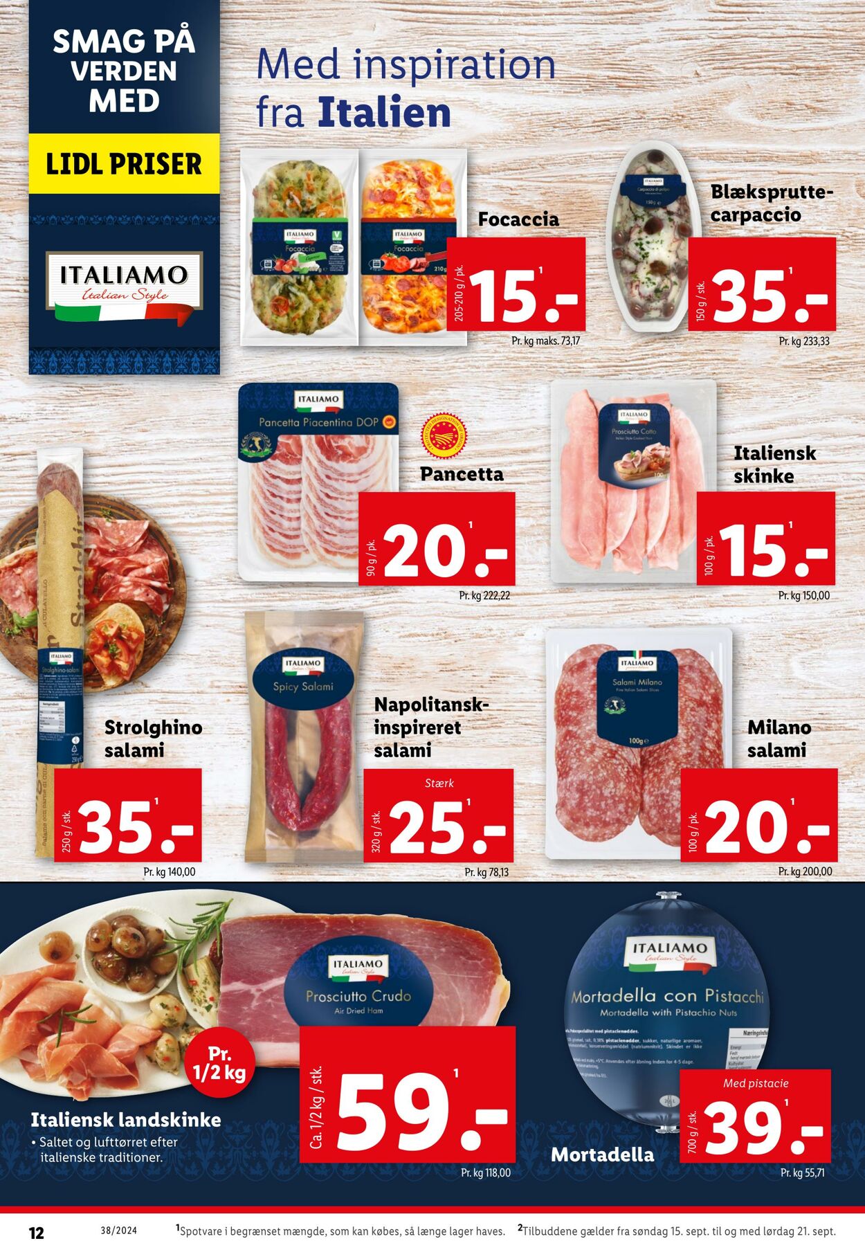 Tilbud Lidl 14.09.2024 - 21.09.2024