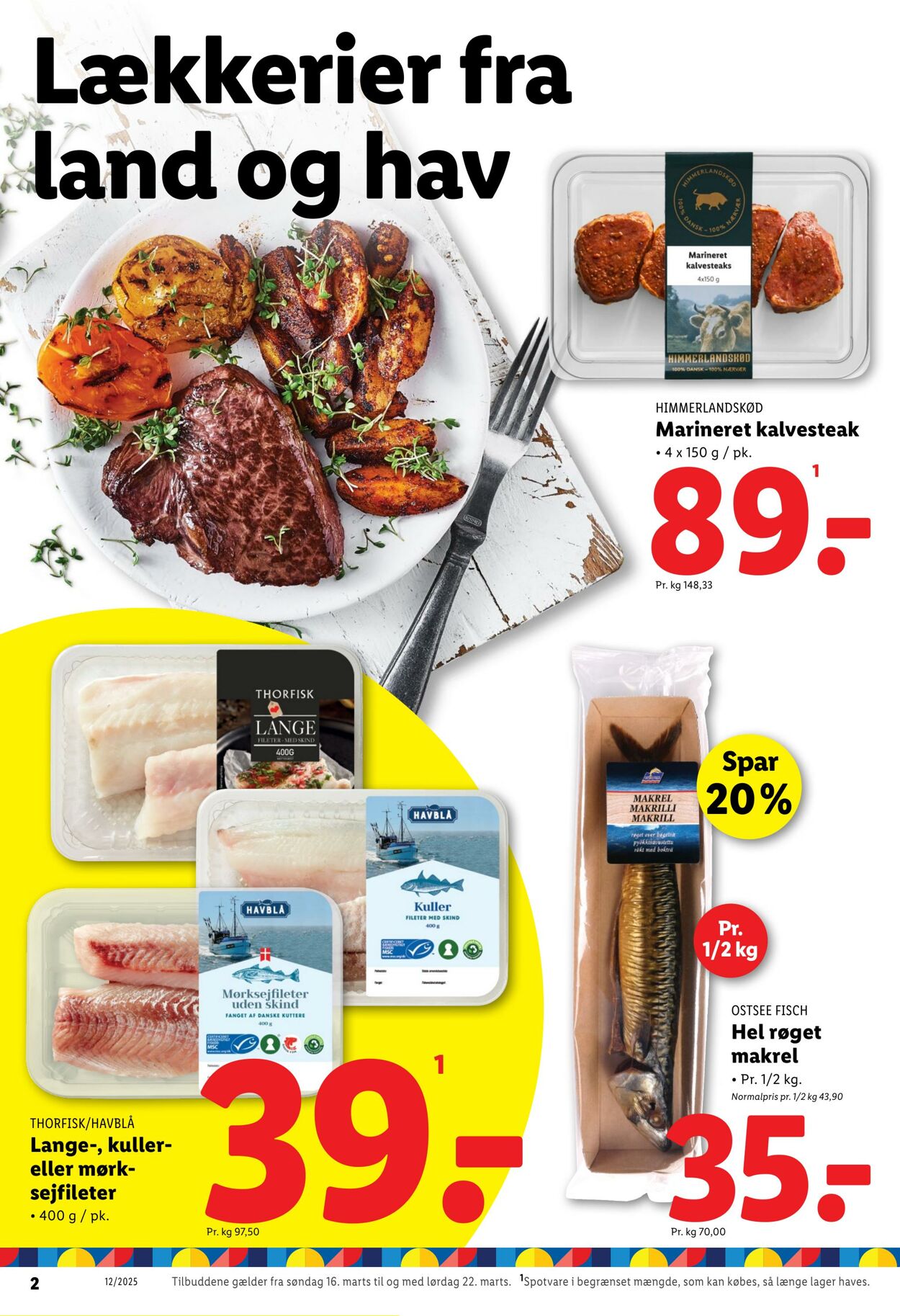 Tilbud Lidl 15.03.2025 - 22.03.2025