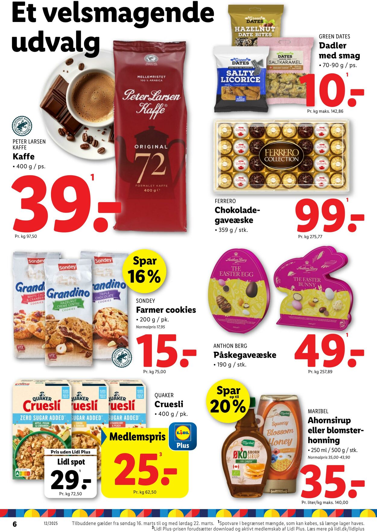 Tilbud Lidl 15.03.2025 - 22.03.2025