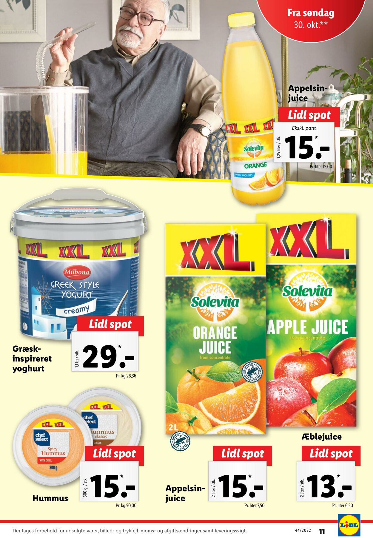 Tilbud Lidl 29.10.2022 - 05.11.2022