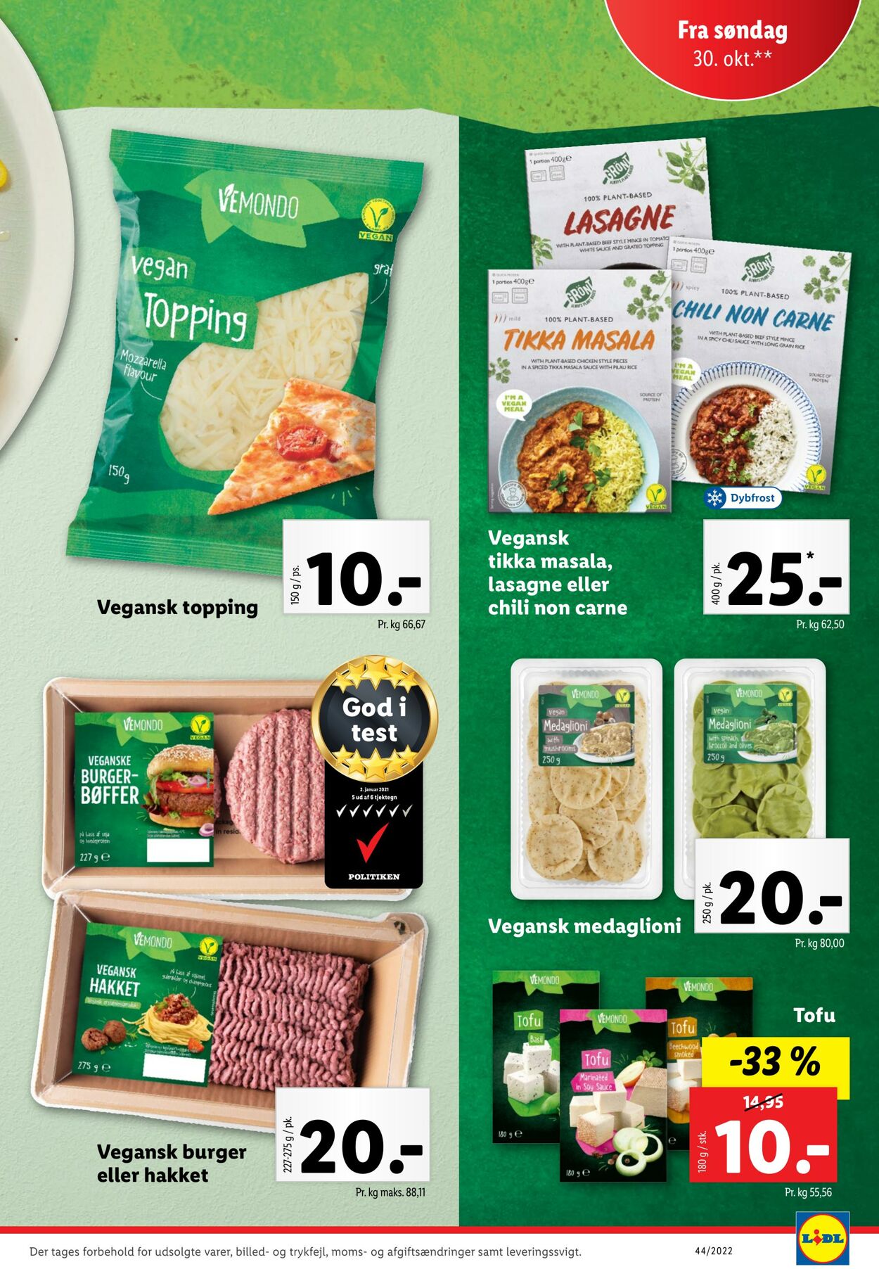 Tilbud Lidl 29.10.2022 - 05.11.2022