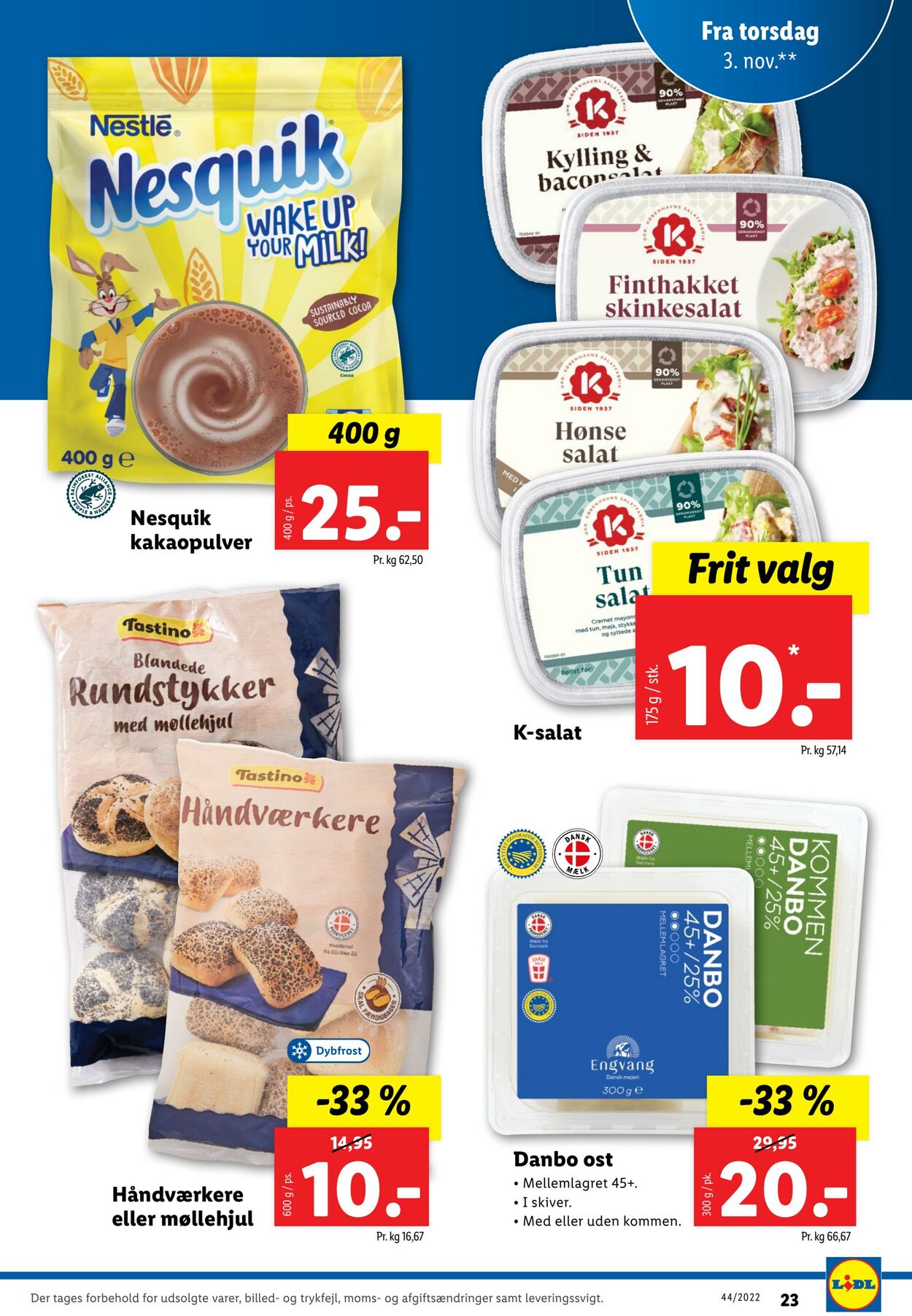 Tilbud Lidl 29.10.2022 - 05.11.2022