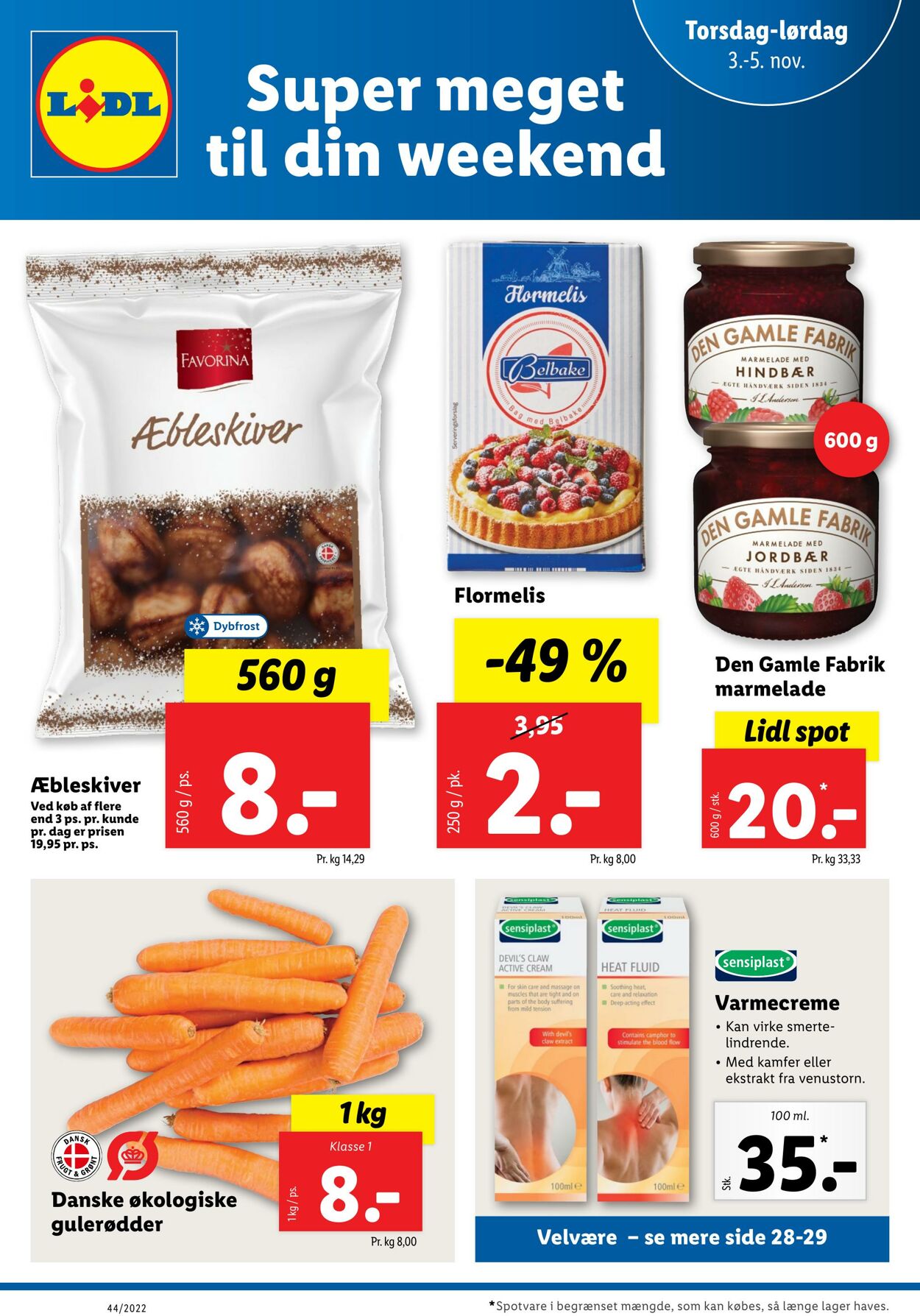 Tilbud Lidl 29.10.2022 - 05.11.2022