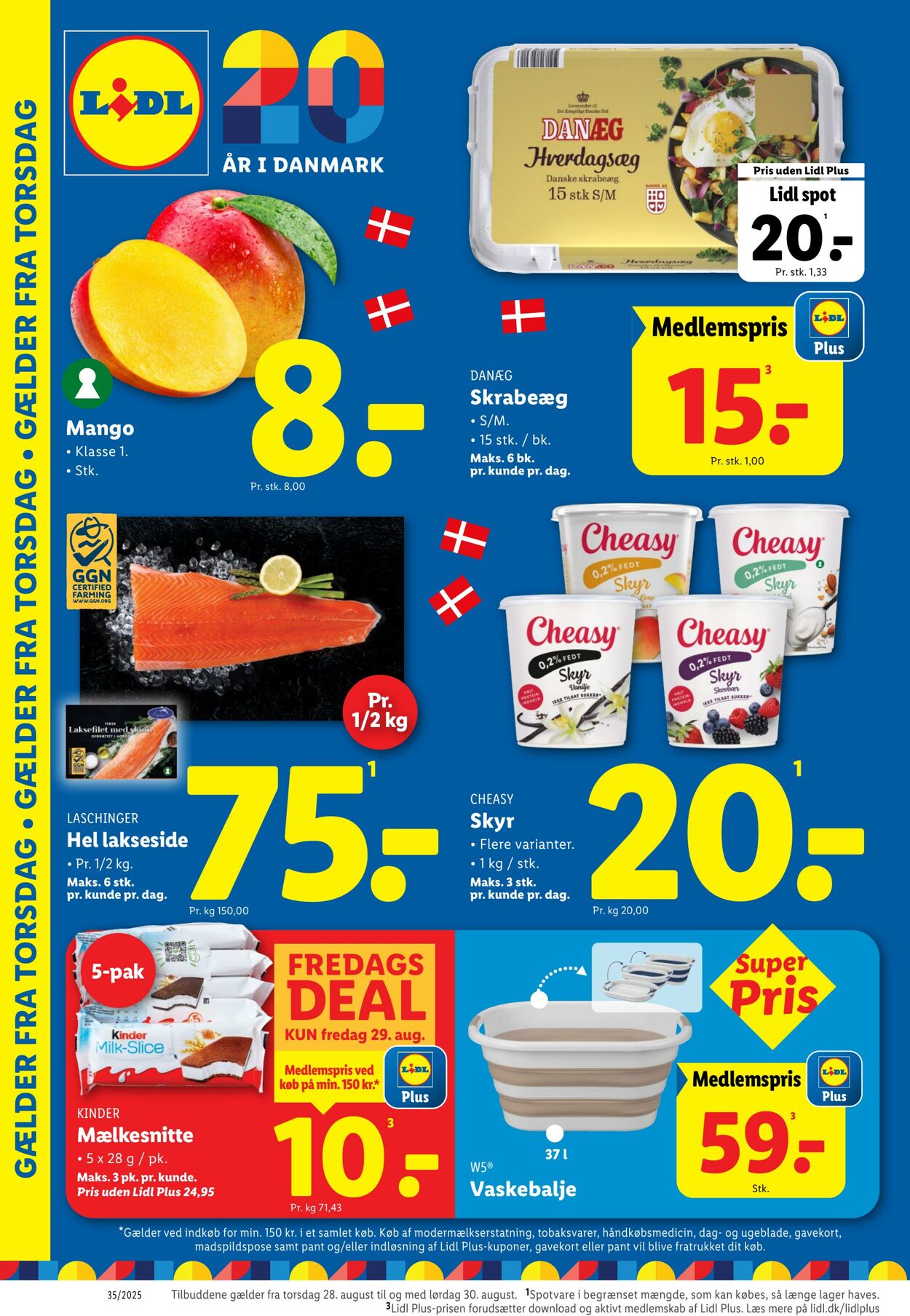 Tilbud Lidl 23.08.2025 - 30.08.2025