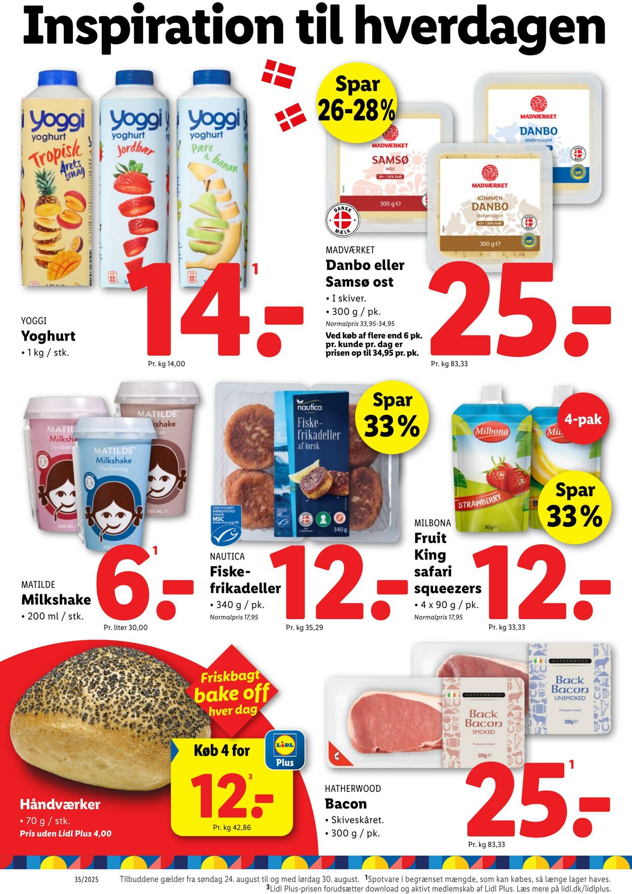 Tilbud Lidl 23.08.2025 - 30.08.2025