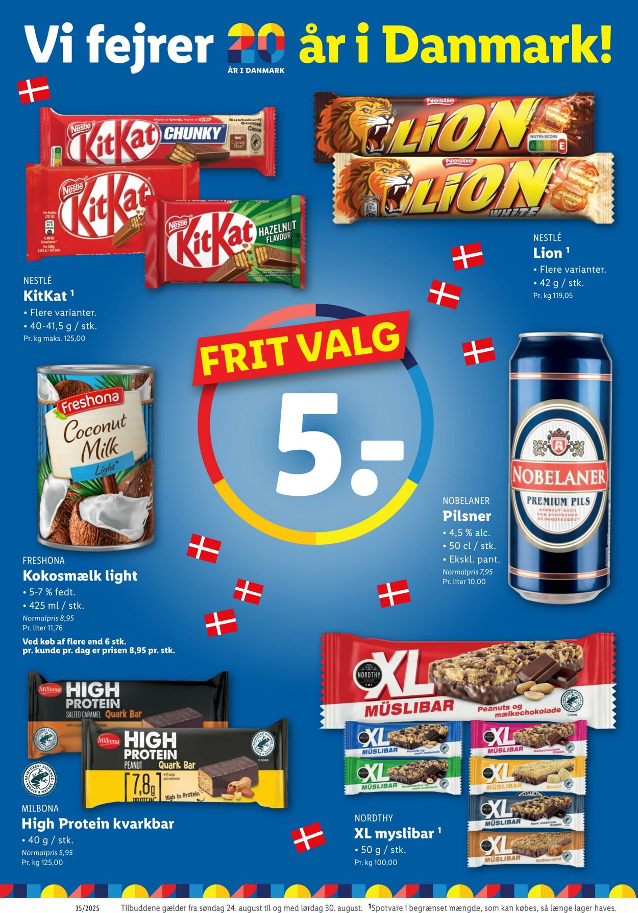 Tilbud Lidl 23.08.2025 - 30.08.2025