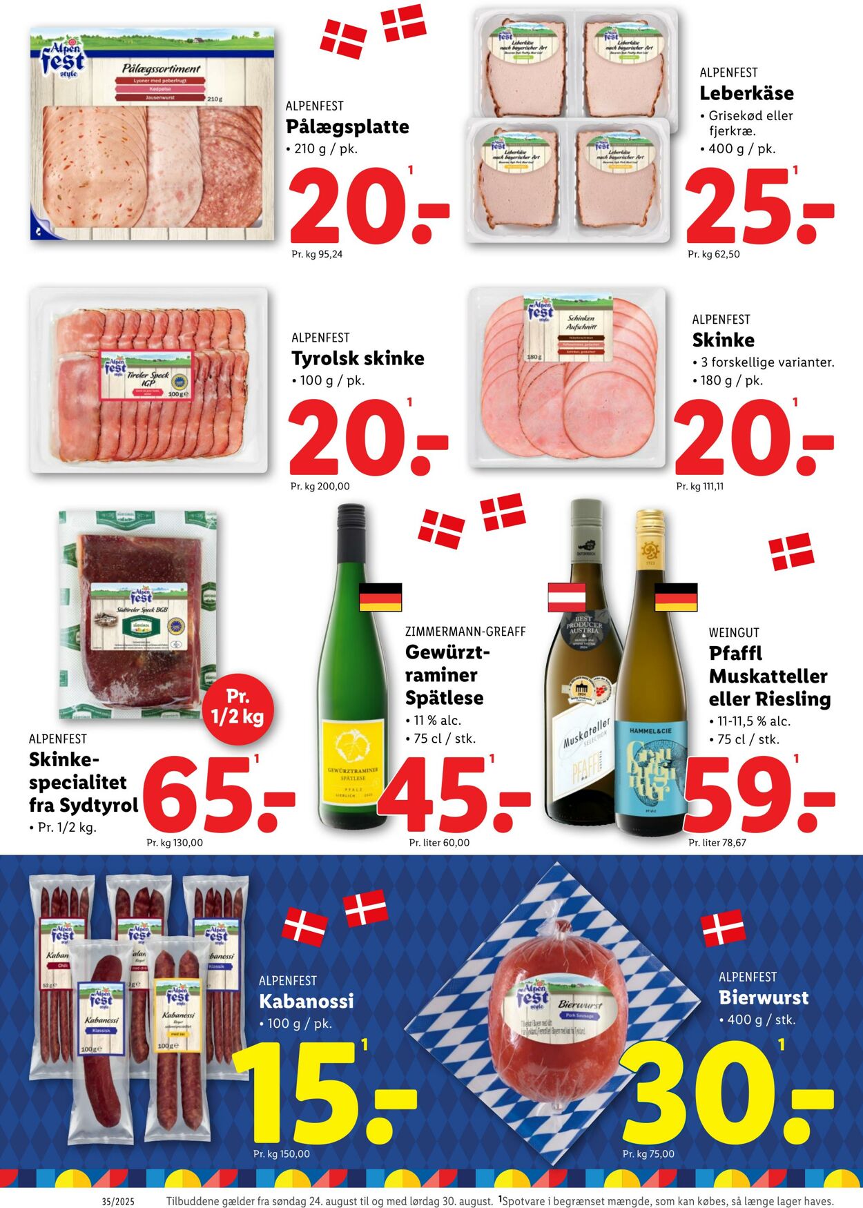 Tilbud Lidl 23.08.2025 - 30.08.2025