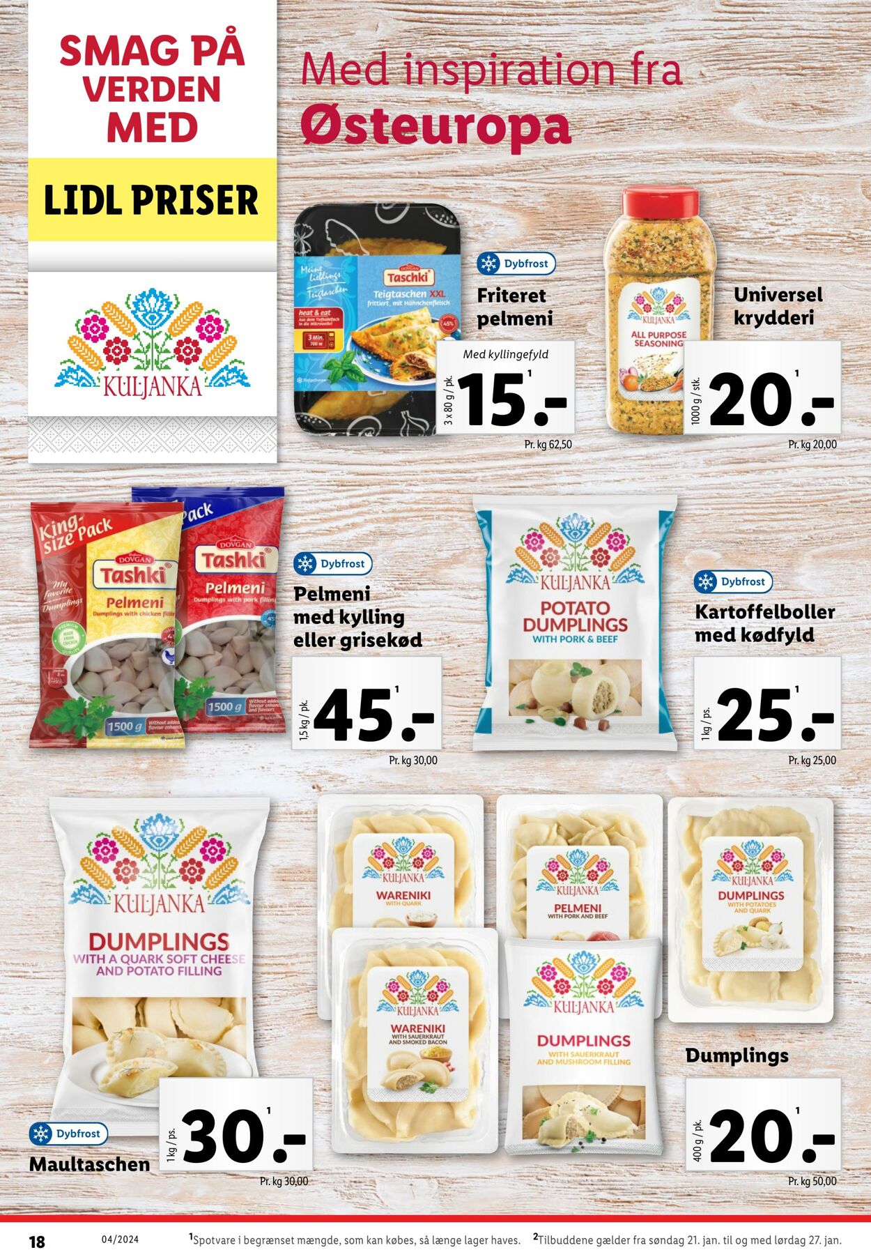 Tilbud Lidl 20.01.2024 - 27.01.2024