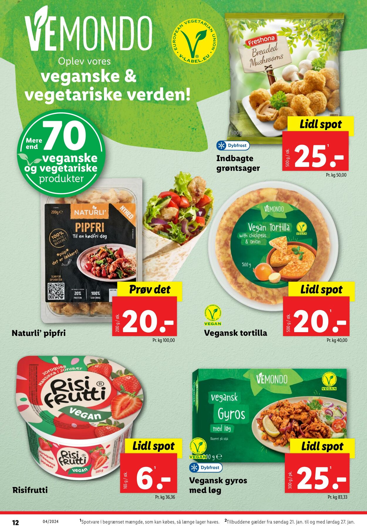 Tilbud Lidl 20.01.2024 - 27.01.2024