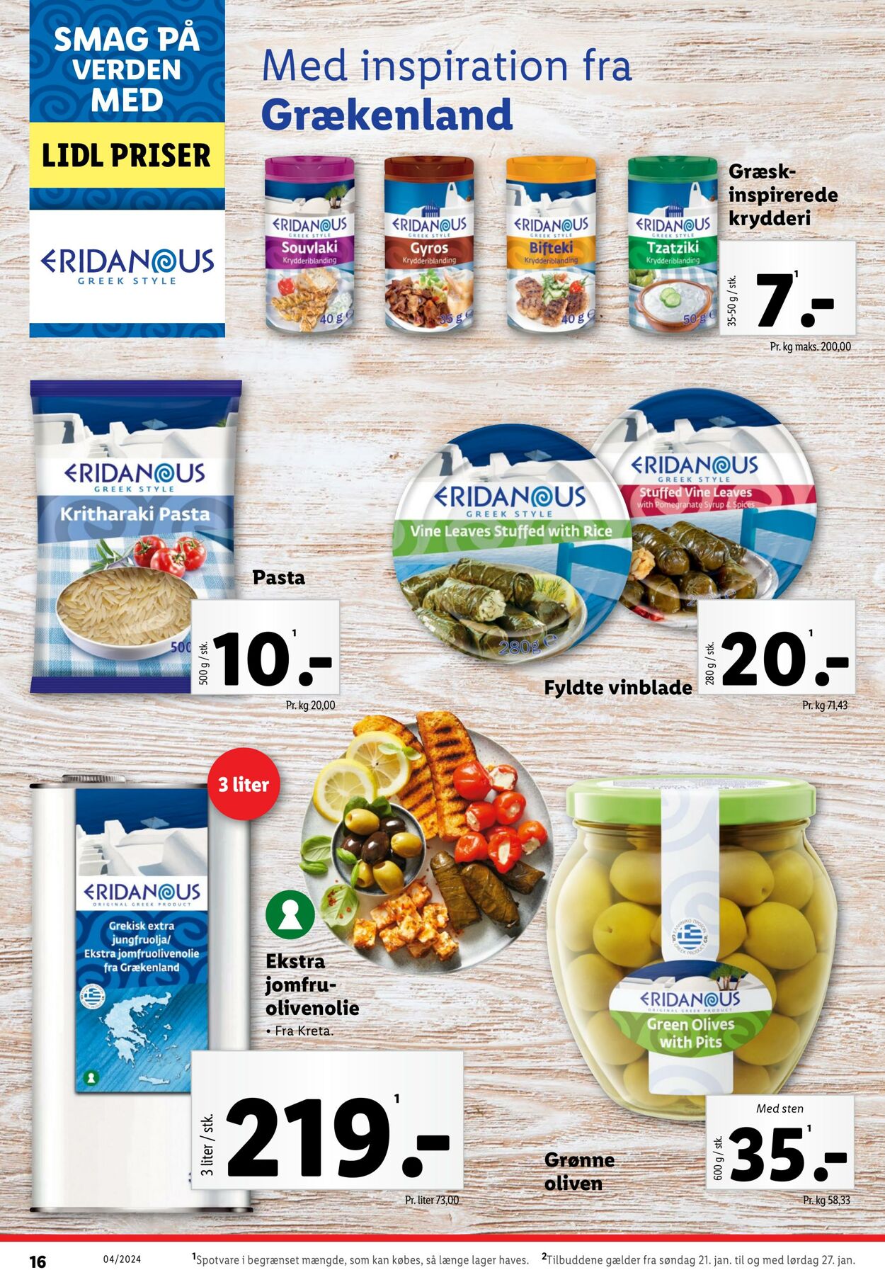 Tilbud Lidl 20.01.2024 - 27.01.2024