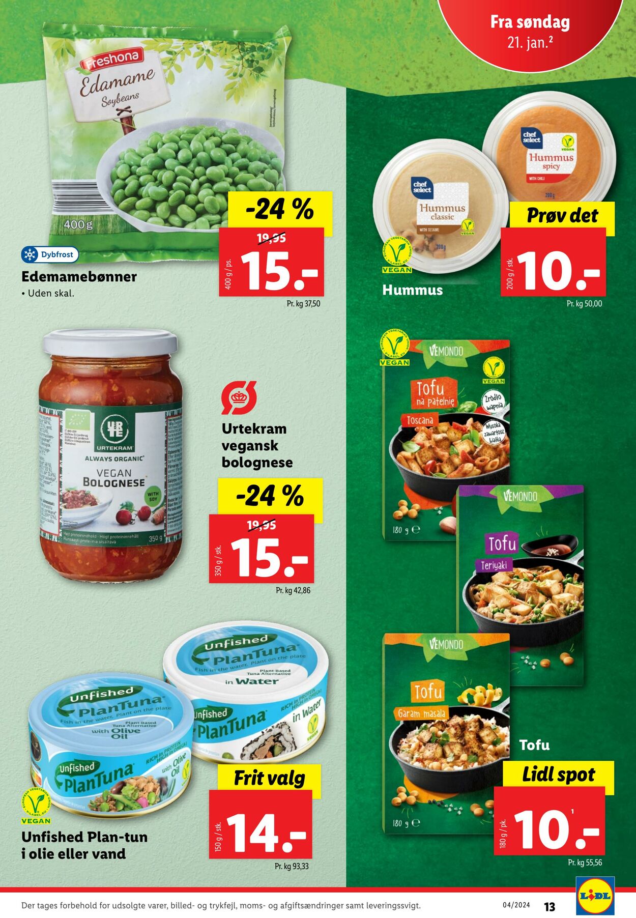 Tilbud Lidl 20.01.2024 - 27.01.2024