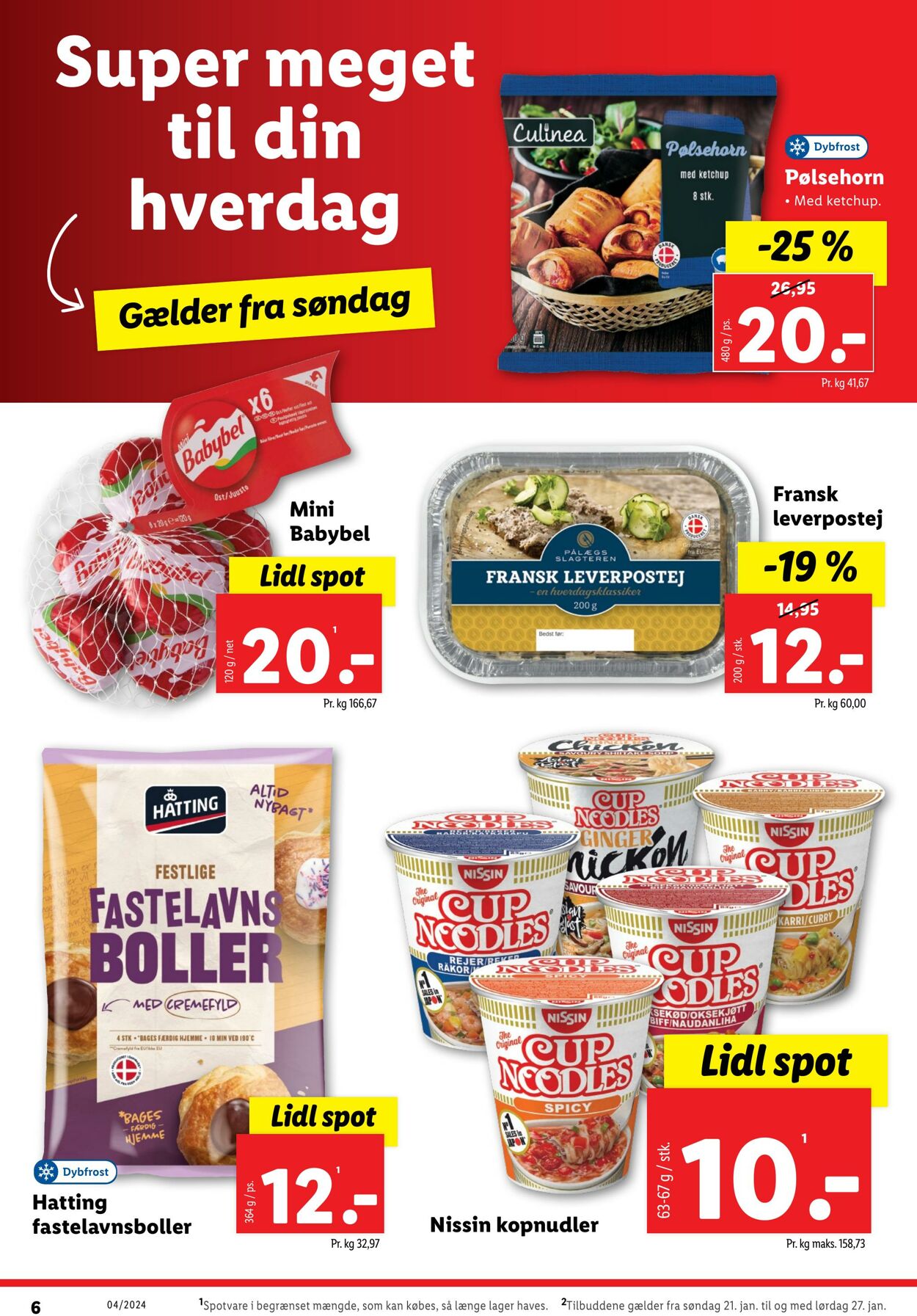 Tilbud Lidl 20.01.2024 - 27.01.2024