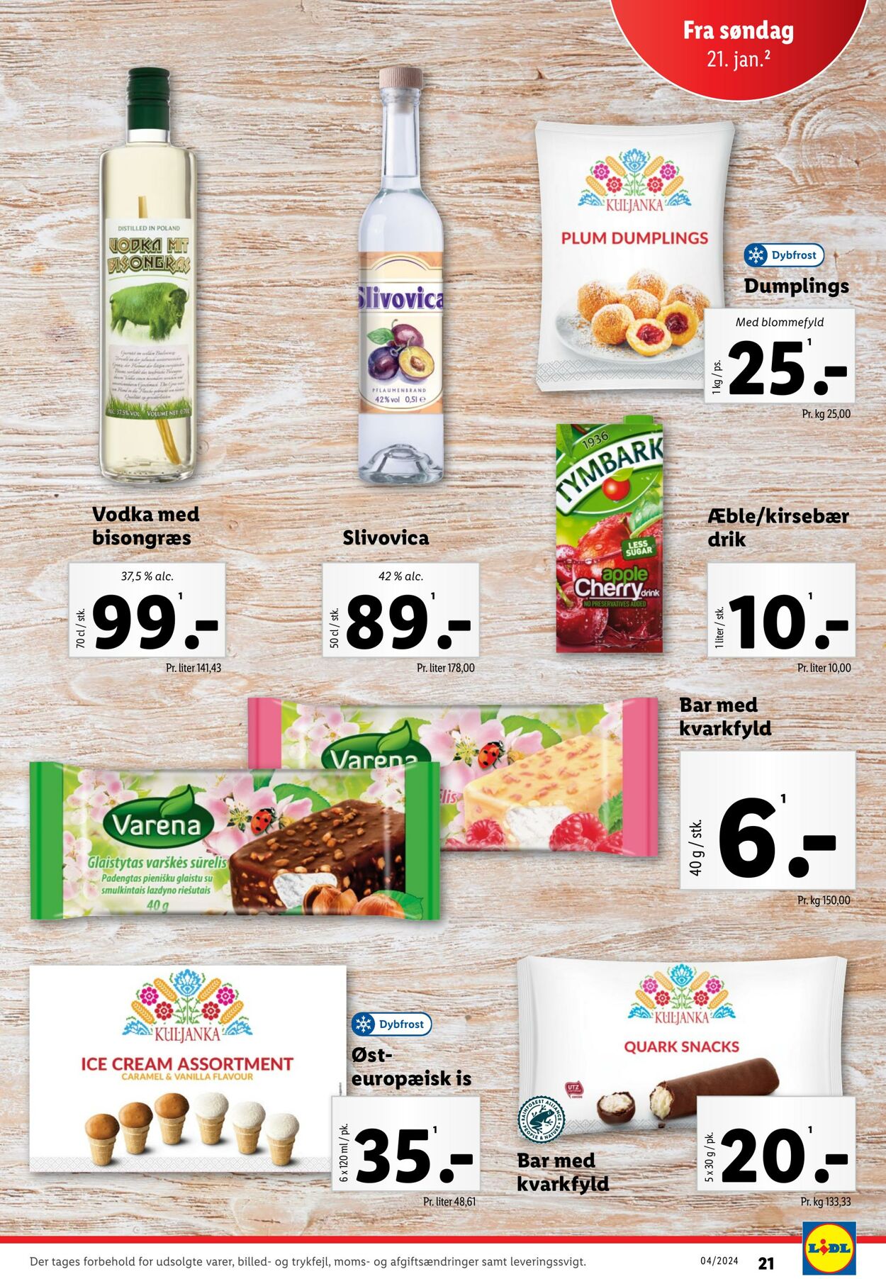 Tilbud Lidl 20.01.2024 - 27.01.2024