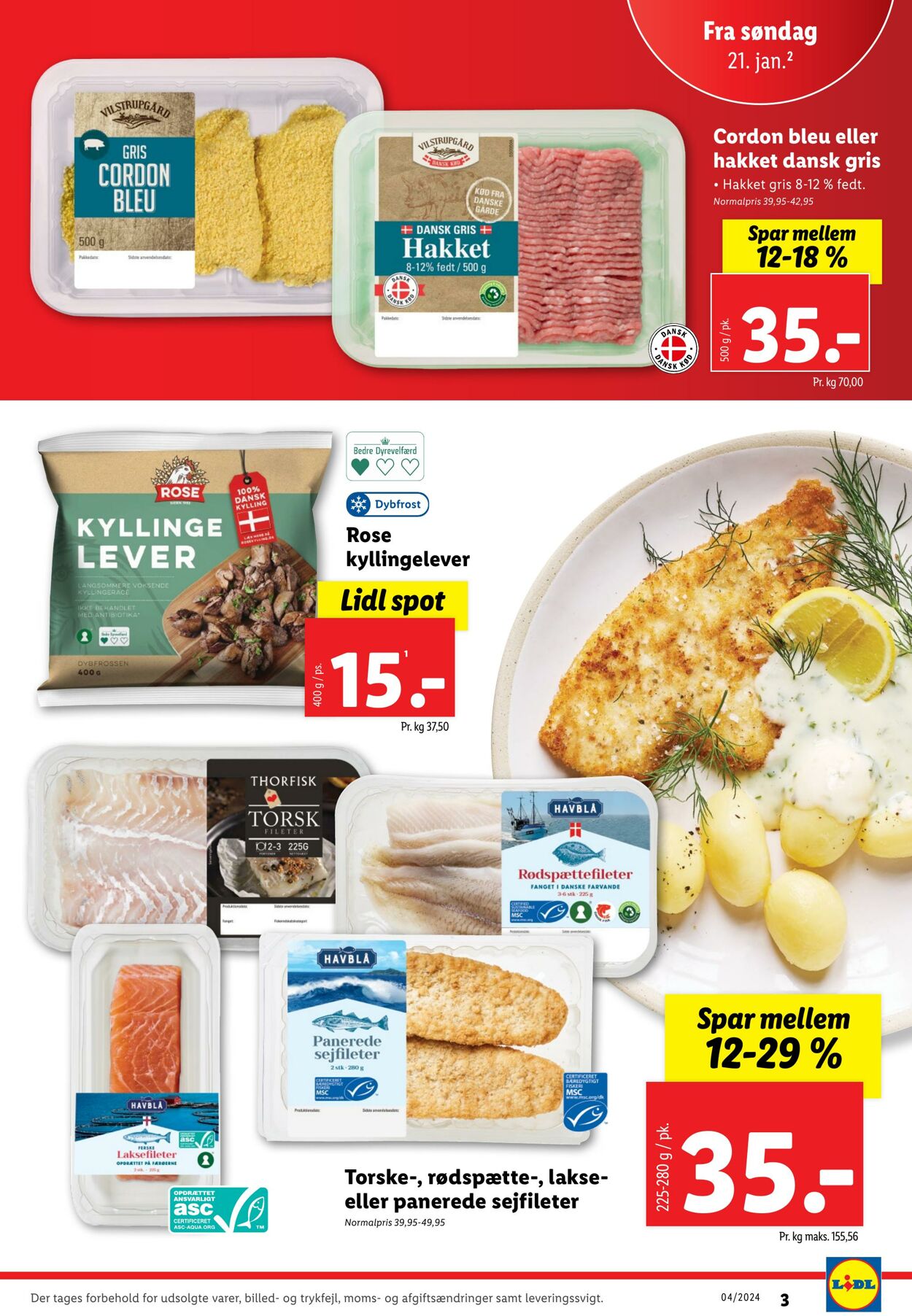 Tilbud Lidl 20.01.2024 - 27.01.2024