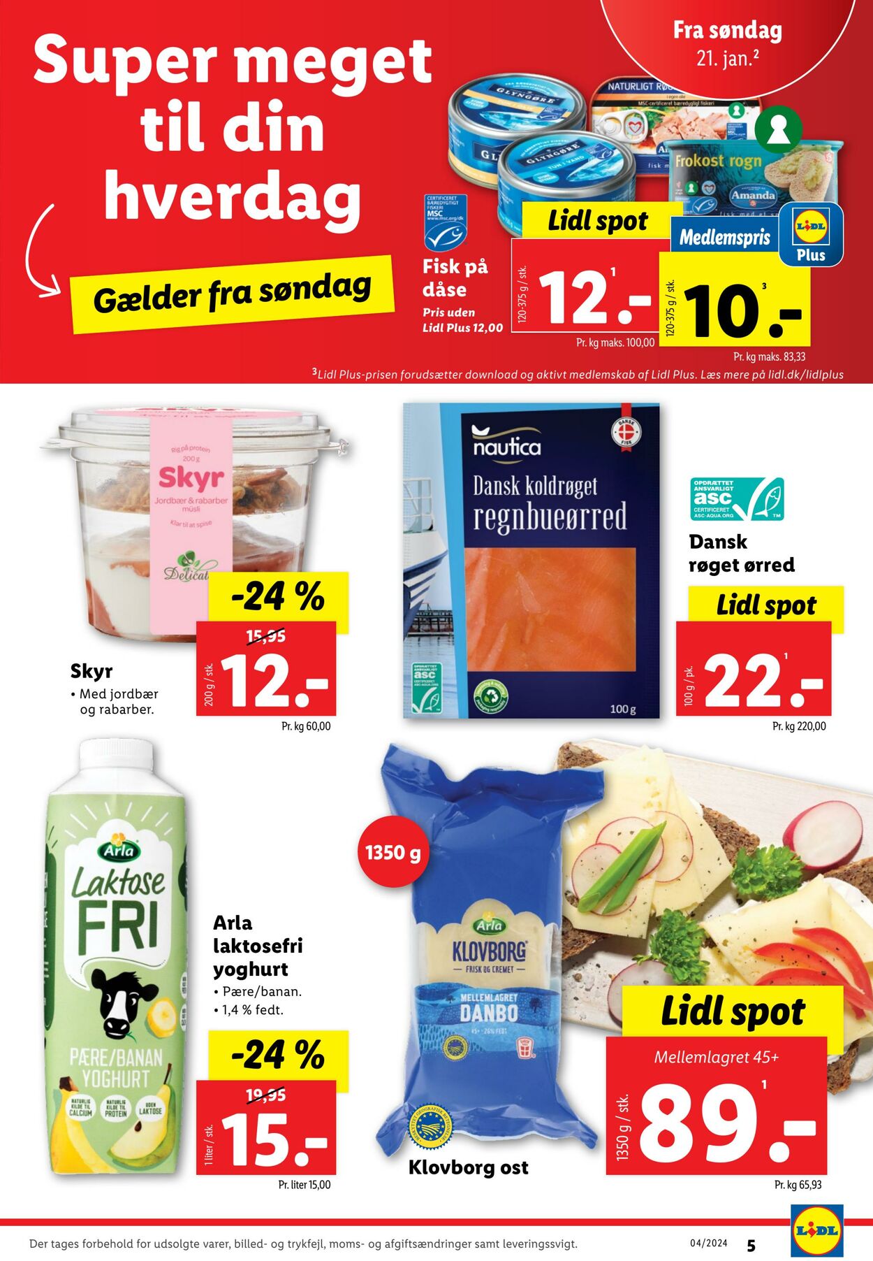 Tilbud Lidl 20.01.2024 - 27.01.2024